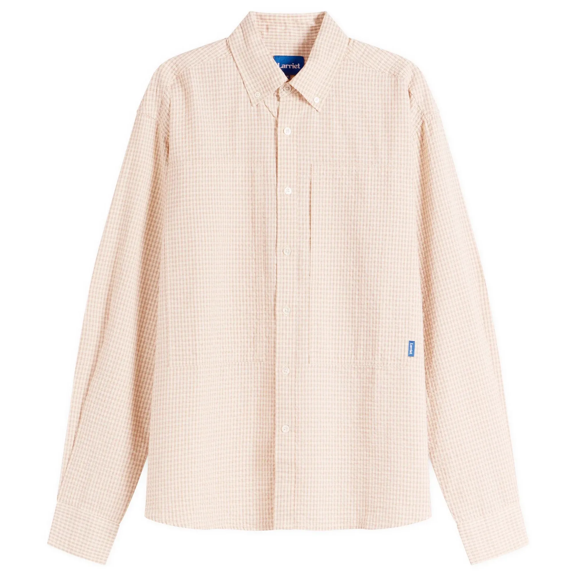 Larriet Men's Grant Shirt Cream Check