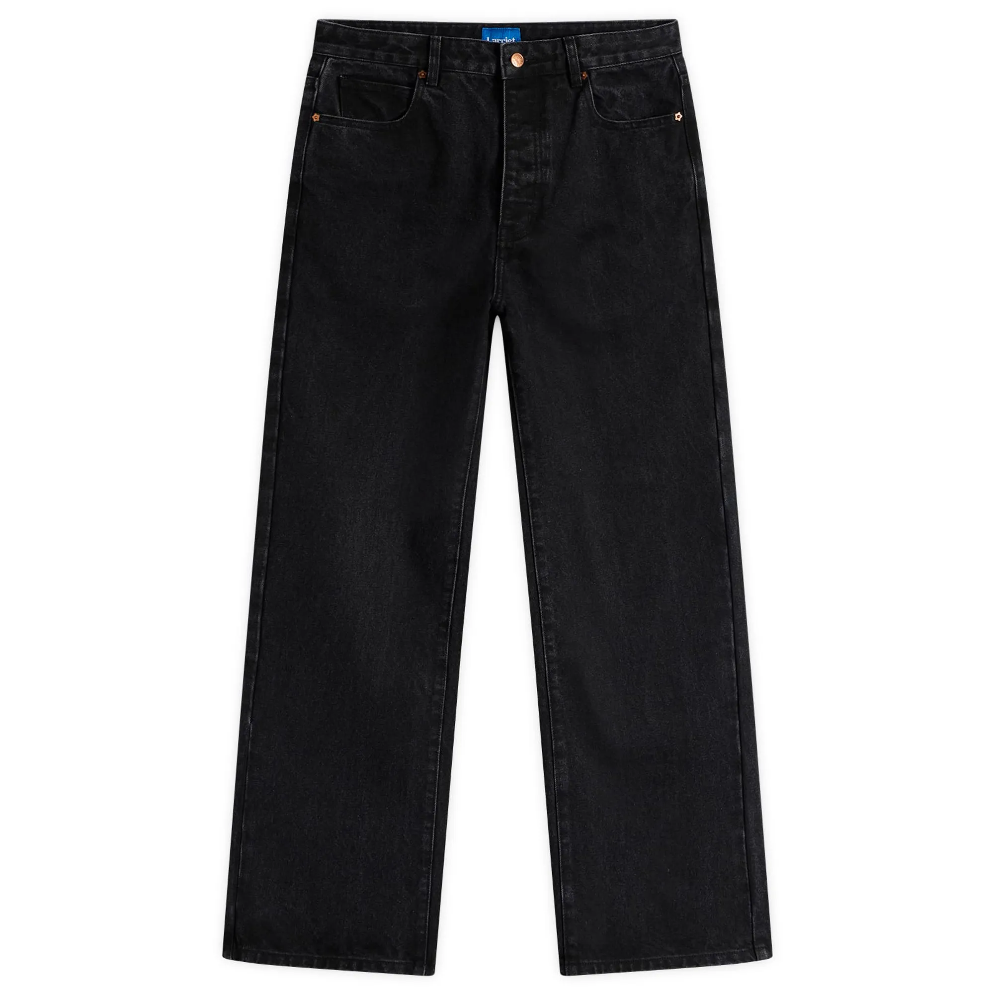 Larriet Men's Walé Wide Leg Jean Black