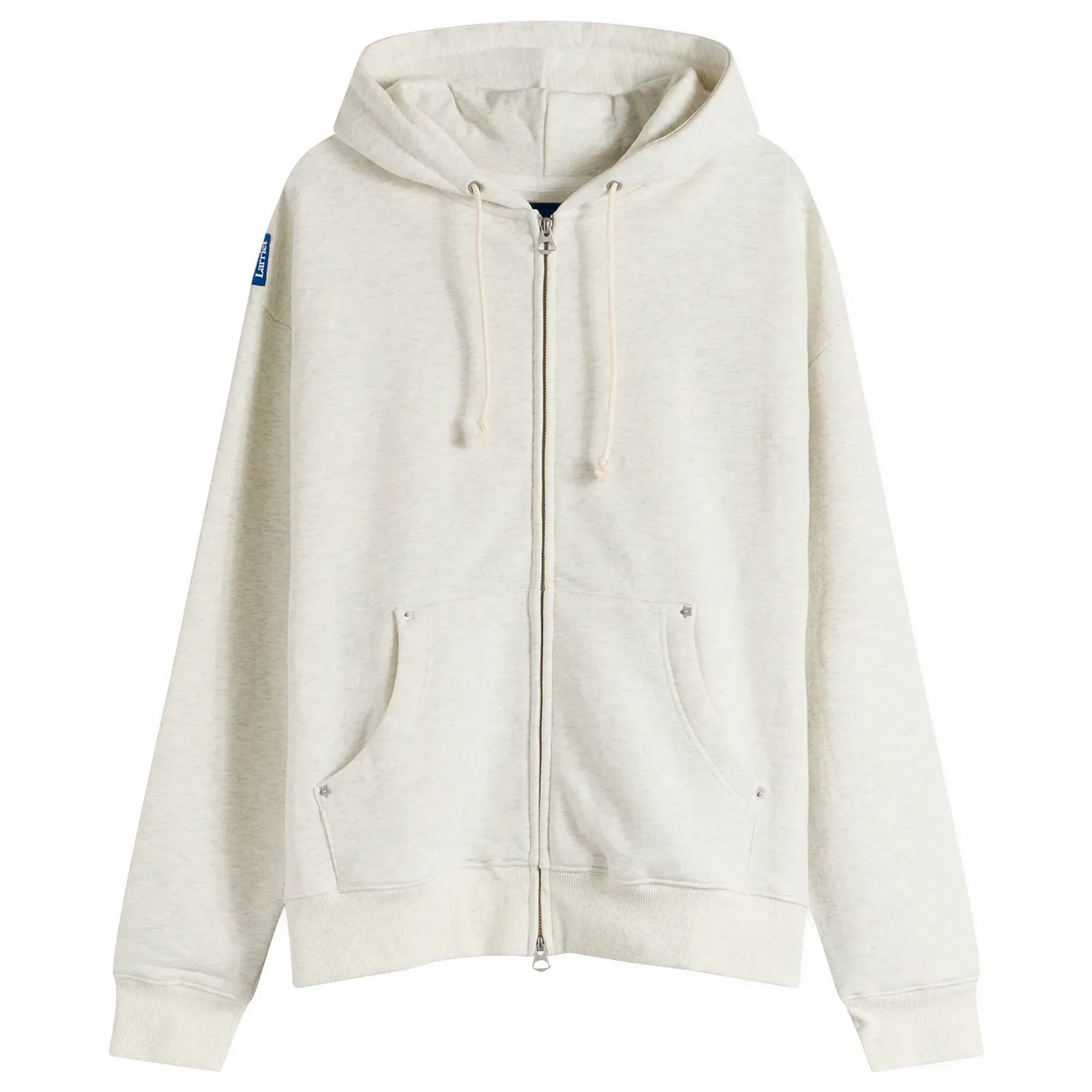 Larriet Men's G9 Zip Hoodie Grey Marle