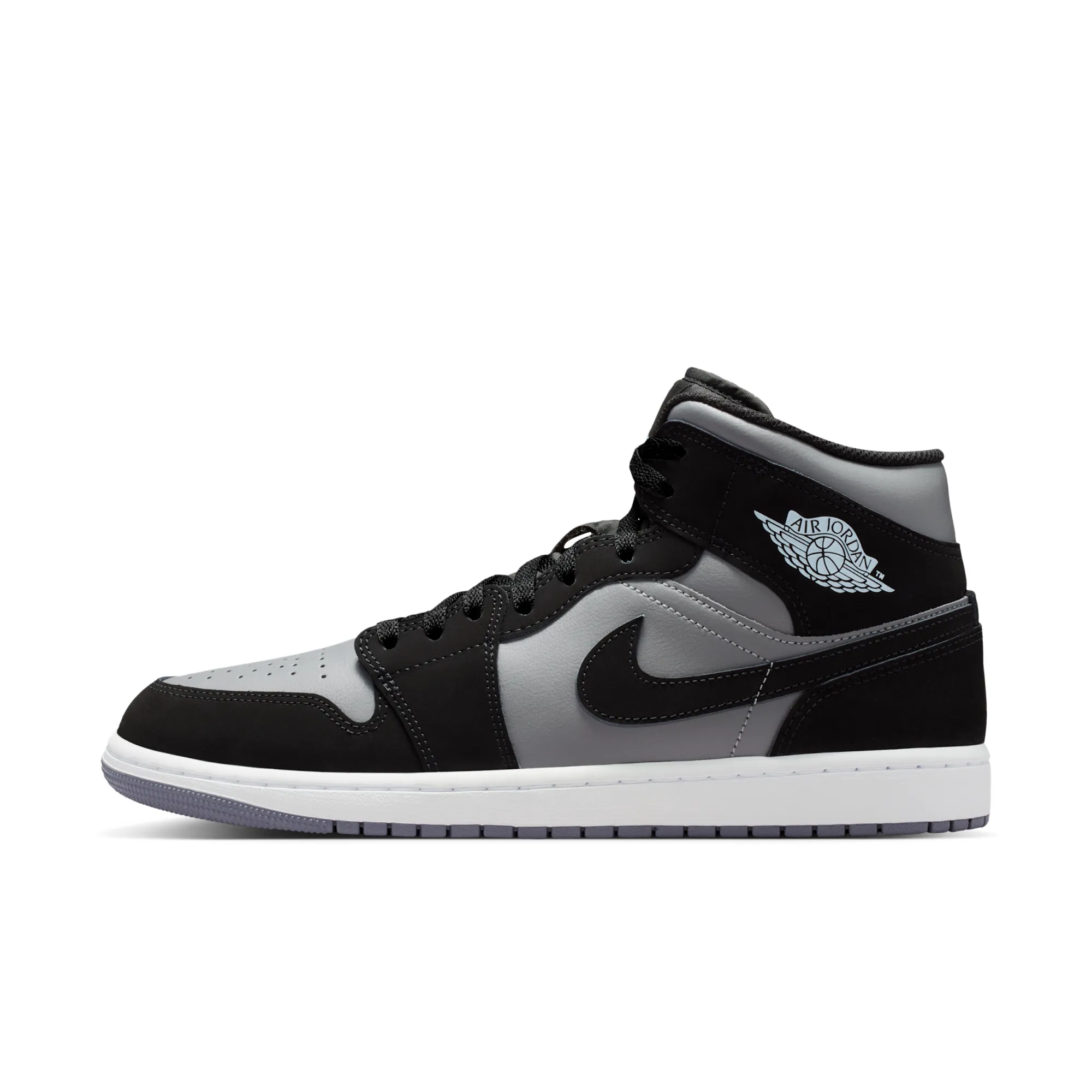 Nike Air Jordan 1 Mid Men's Shoes - Black