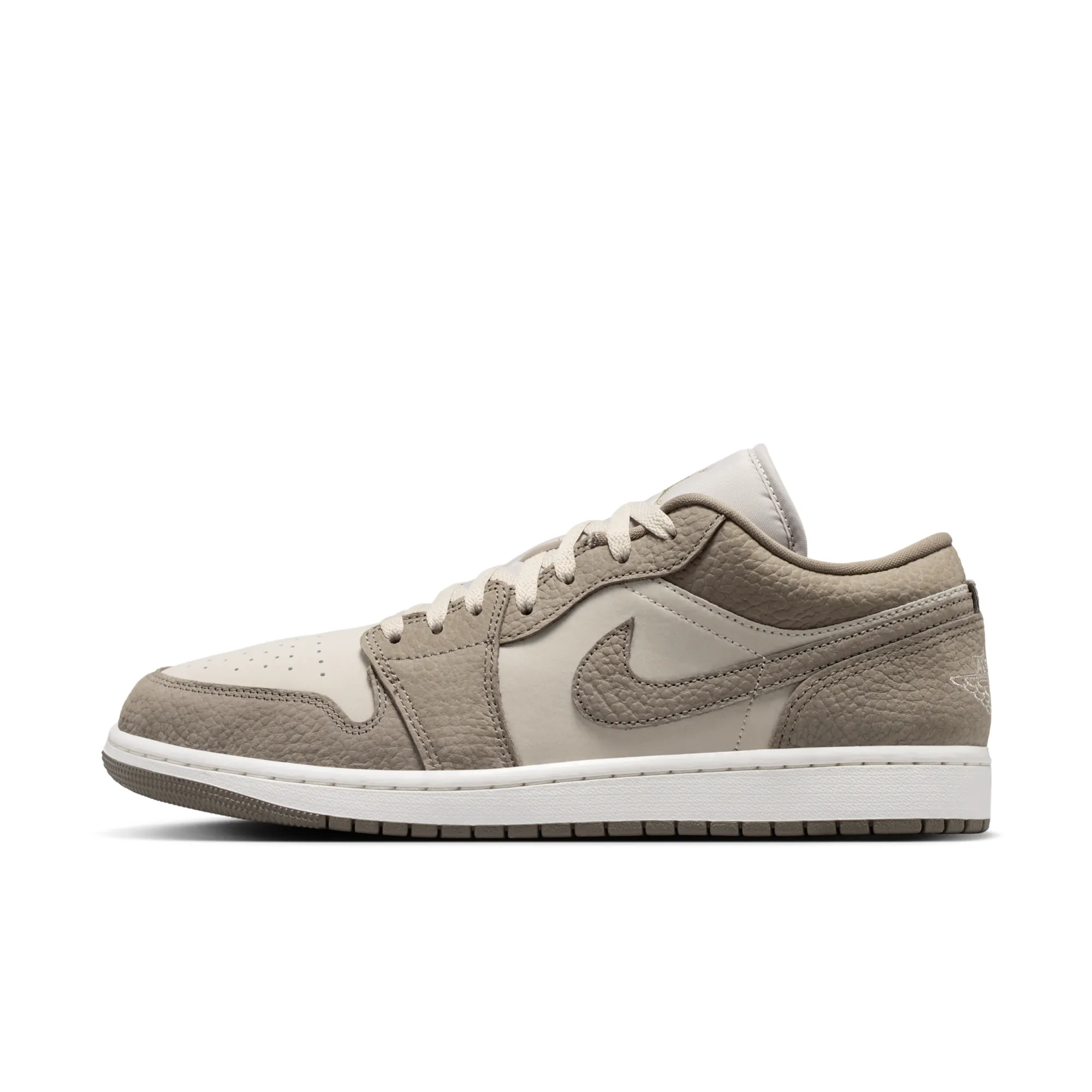 Nike Air Jordan 1 Low Men's Shoes - Olive Grey
