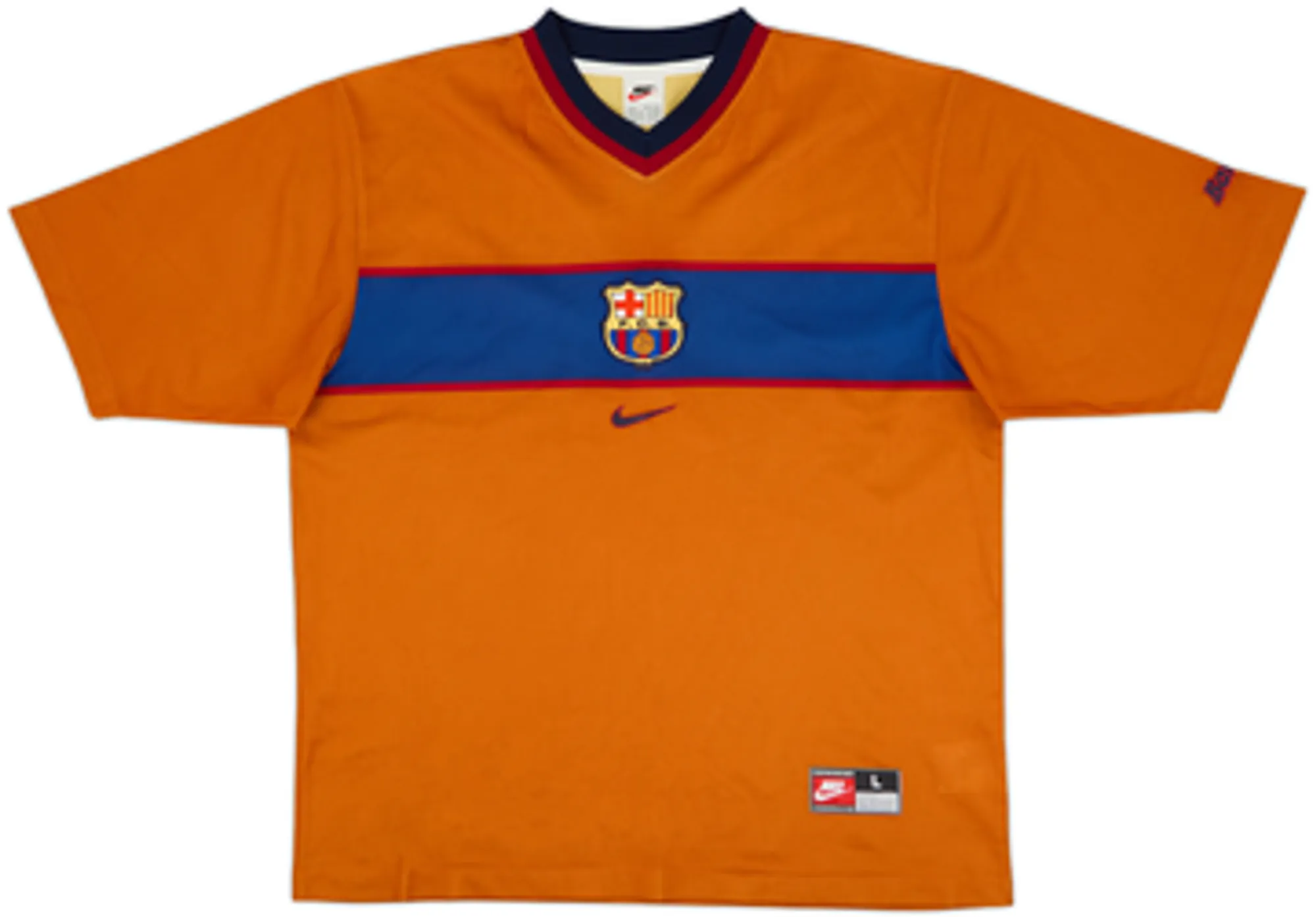 1998-00 Barcelona Basic Third Shirt Guardiola #4 - 9/10 - (L)