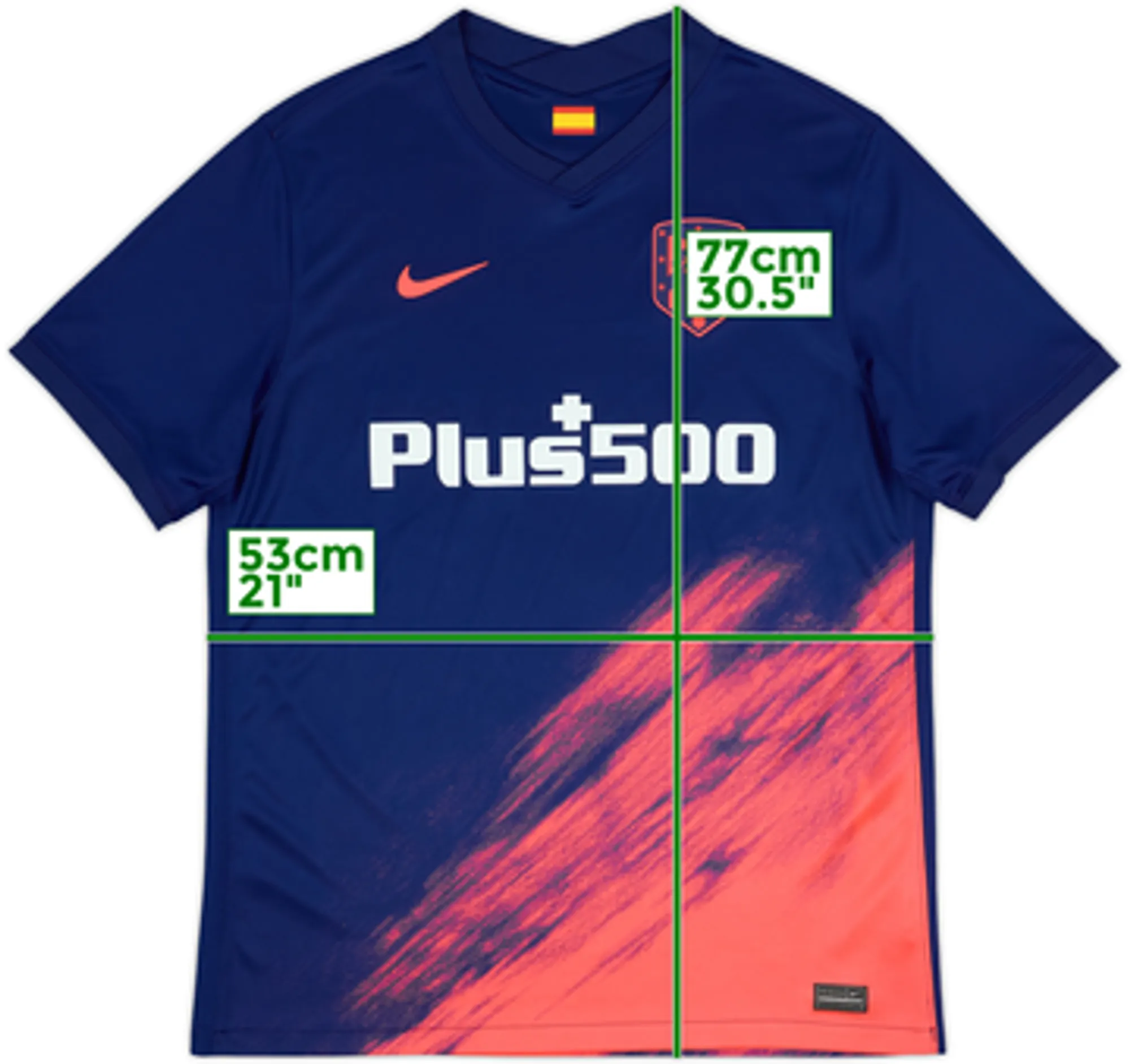 2021-22 Atletico Madrid Away Shirt - 10/10 - (L)