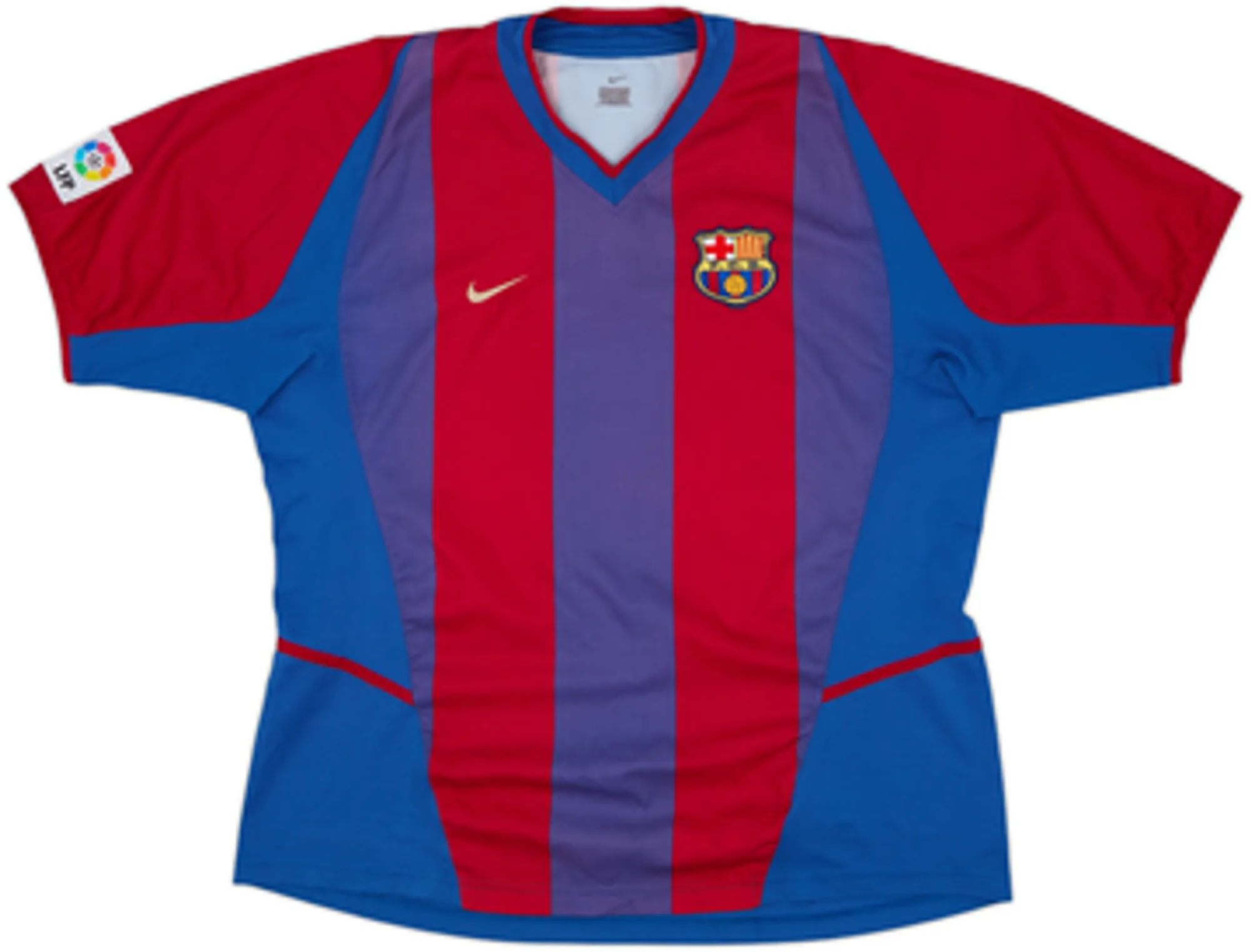 2002-03 Barcelona Home Shirt Xavi #6 - 7/10 - (XL)