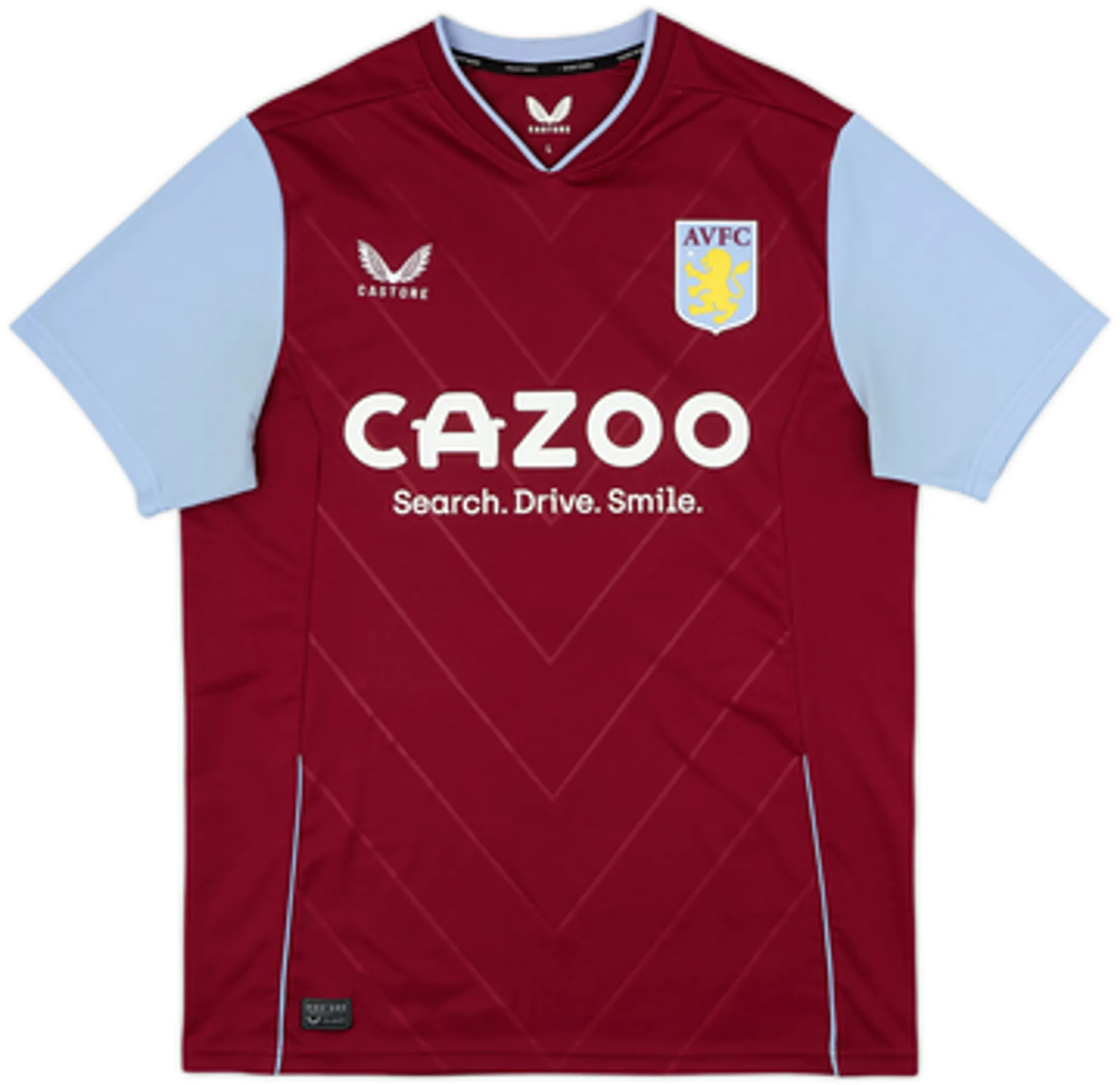 2022-23 Aston Villa Home Shirt Douglas Luiz #6 - 8/10 - (L)