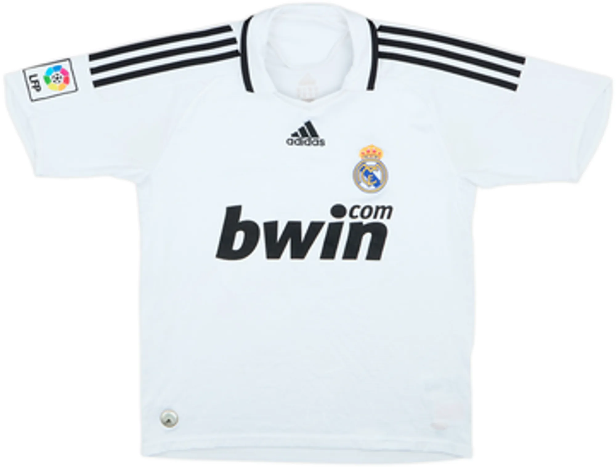 2008-09 Real Madrid Home Shirt Ronaldo #9 - 5/10 - (L.Boys)