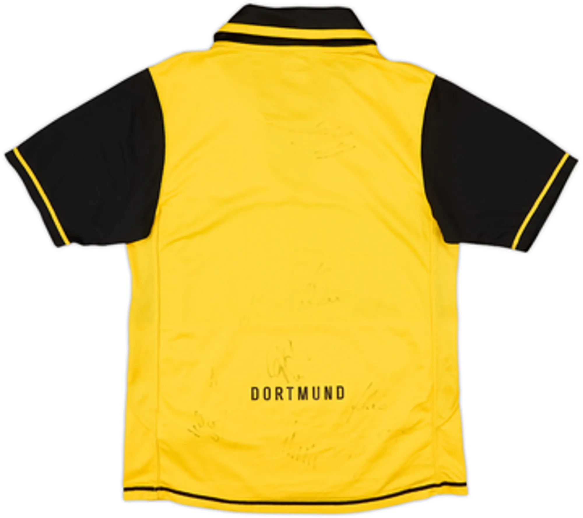 2007-08 Borussia Dortmund Signed Home Shirt - 6/10 - (S)