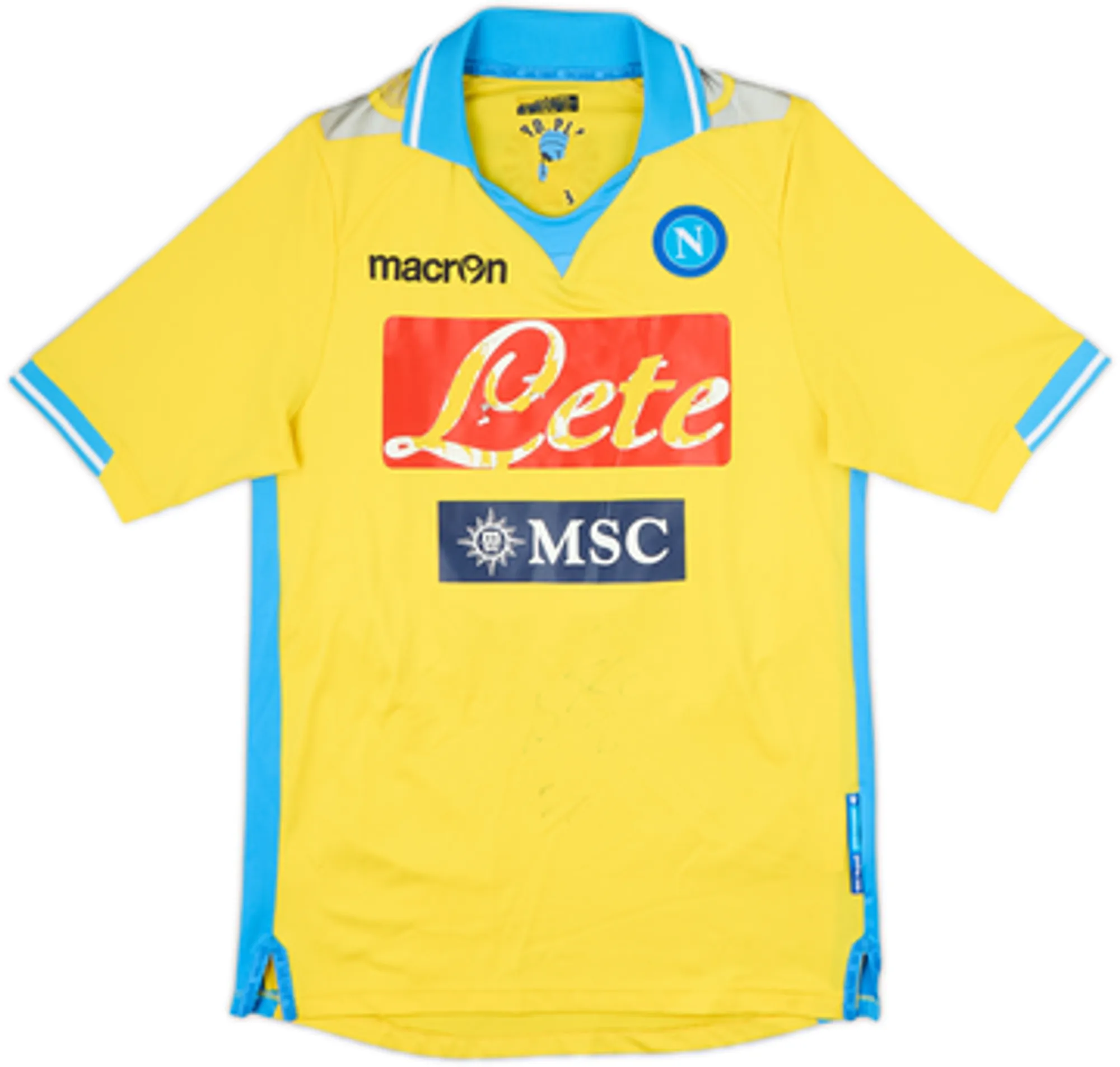 2011-12 Napoli Signed Third Shirt Inler #88 - 4/10 - (S)