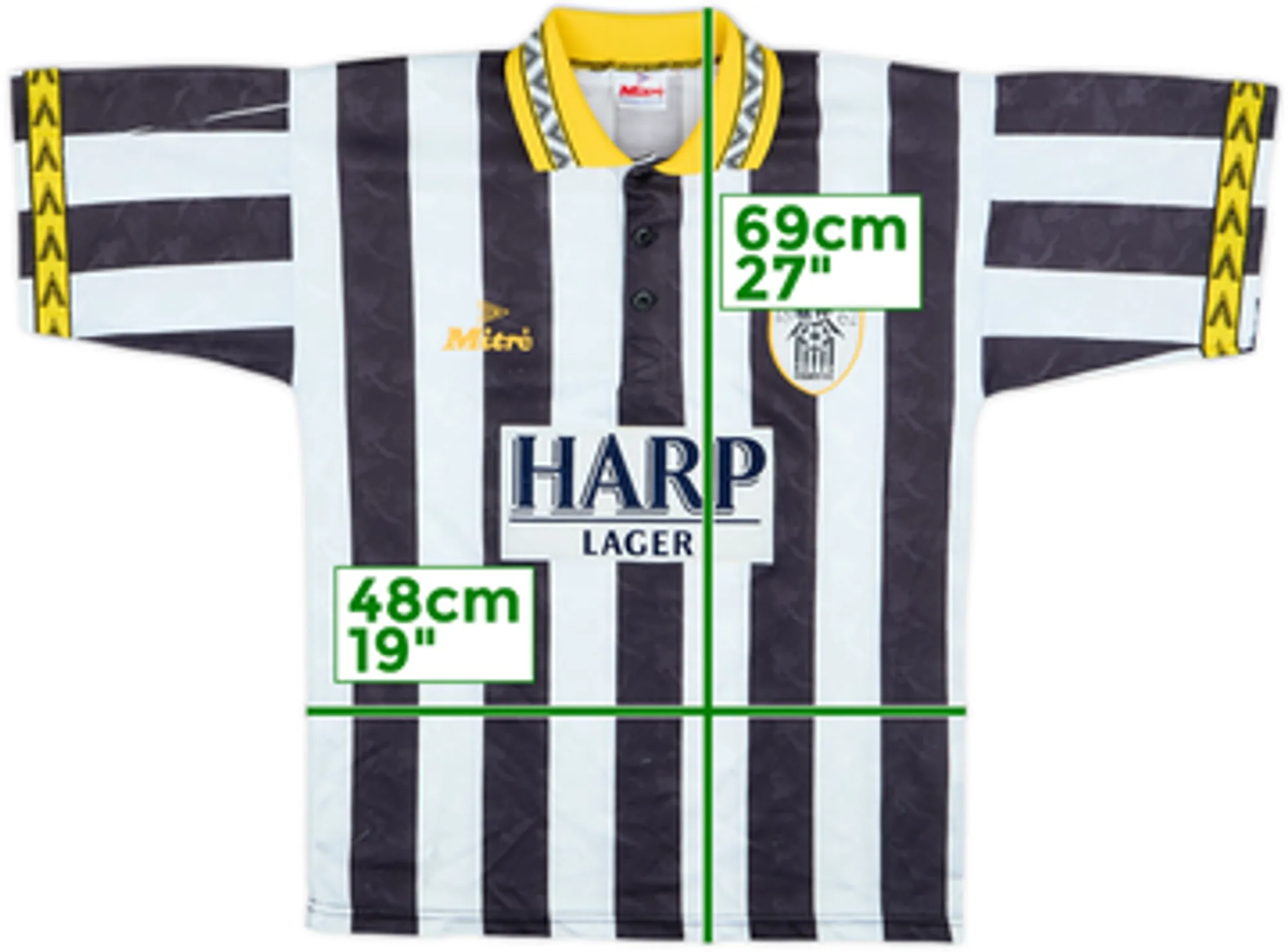 1994-96 Notts County Home Shirt - 8/10 - (S)