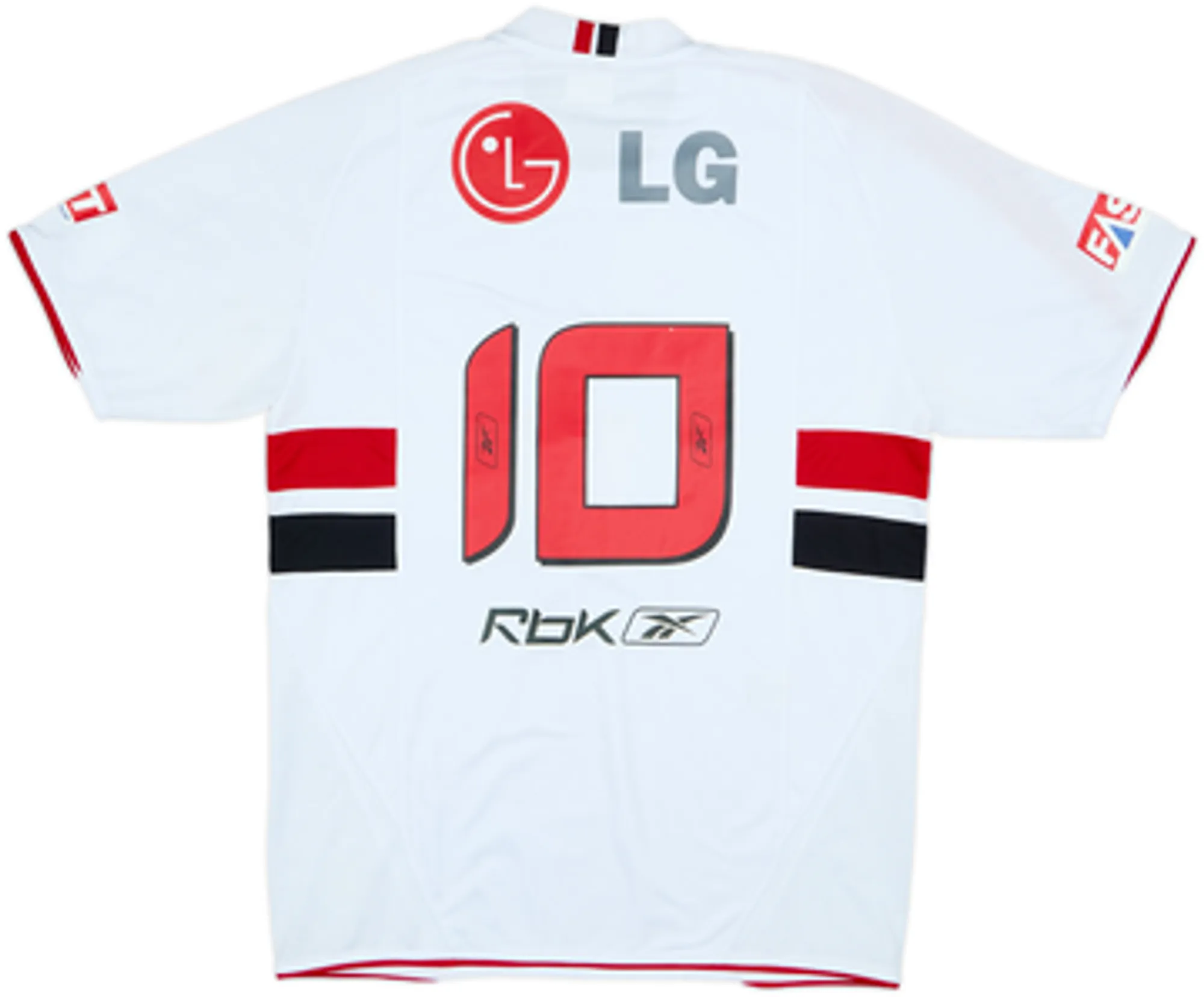 2006-07 Sao Paulo Home Shirt #10 - 8/10 - (L)