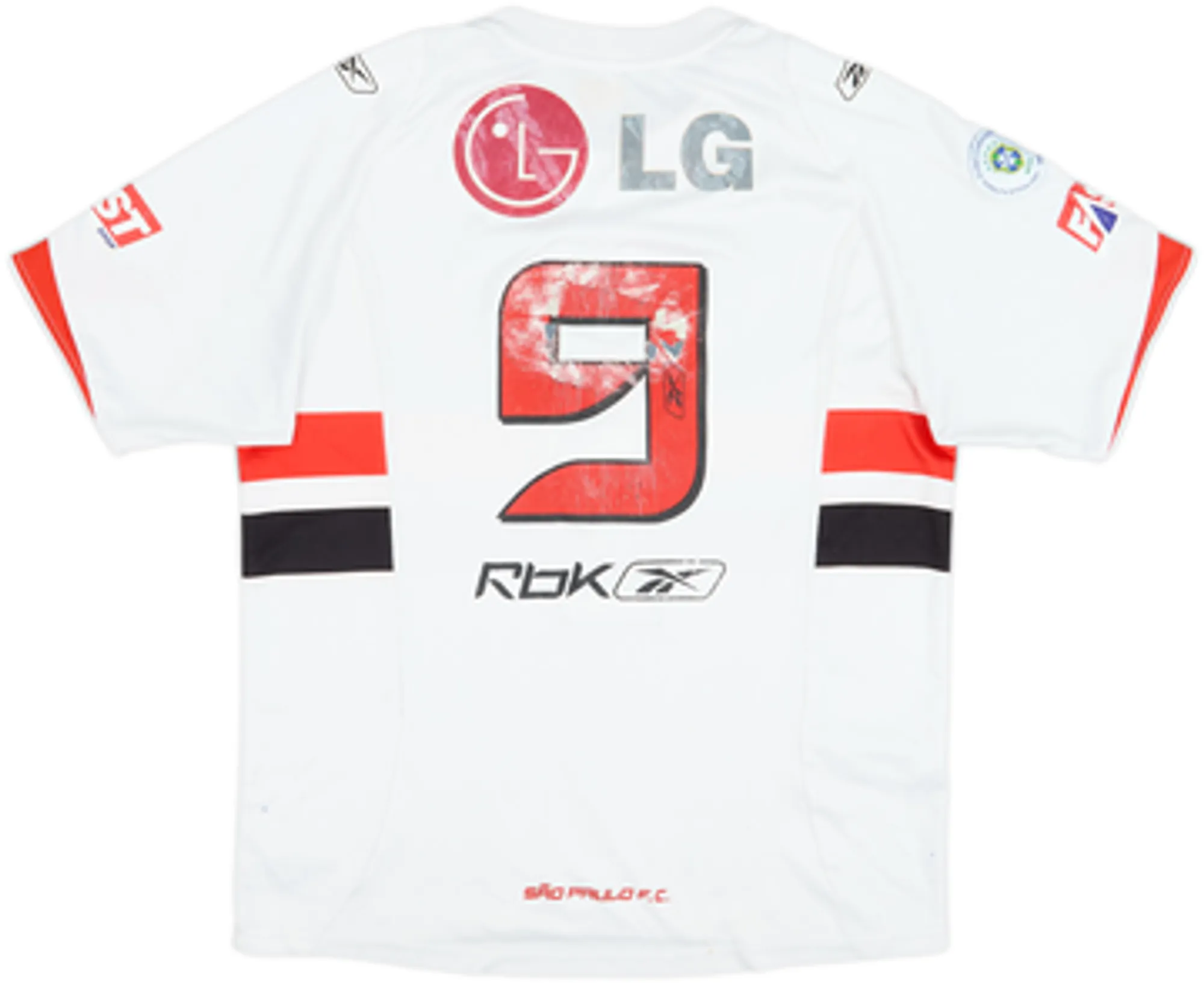 2007 Sao Paulo Home Shirt #9 - 4/10 - (L)