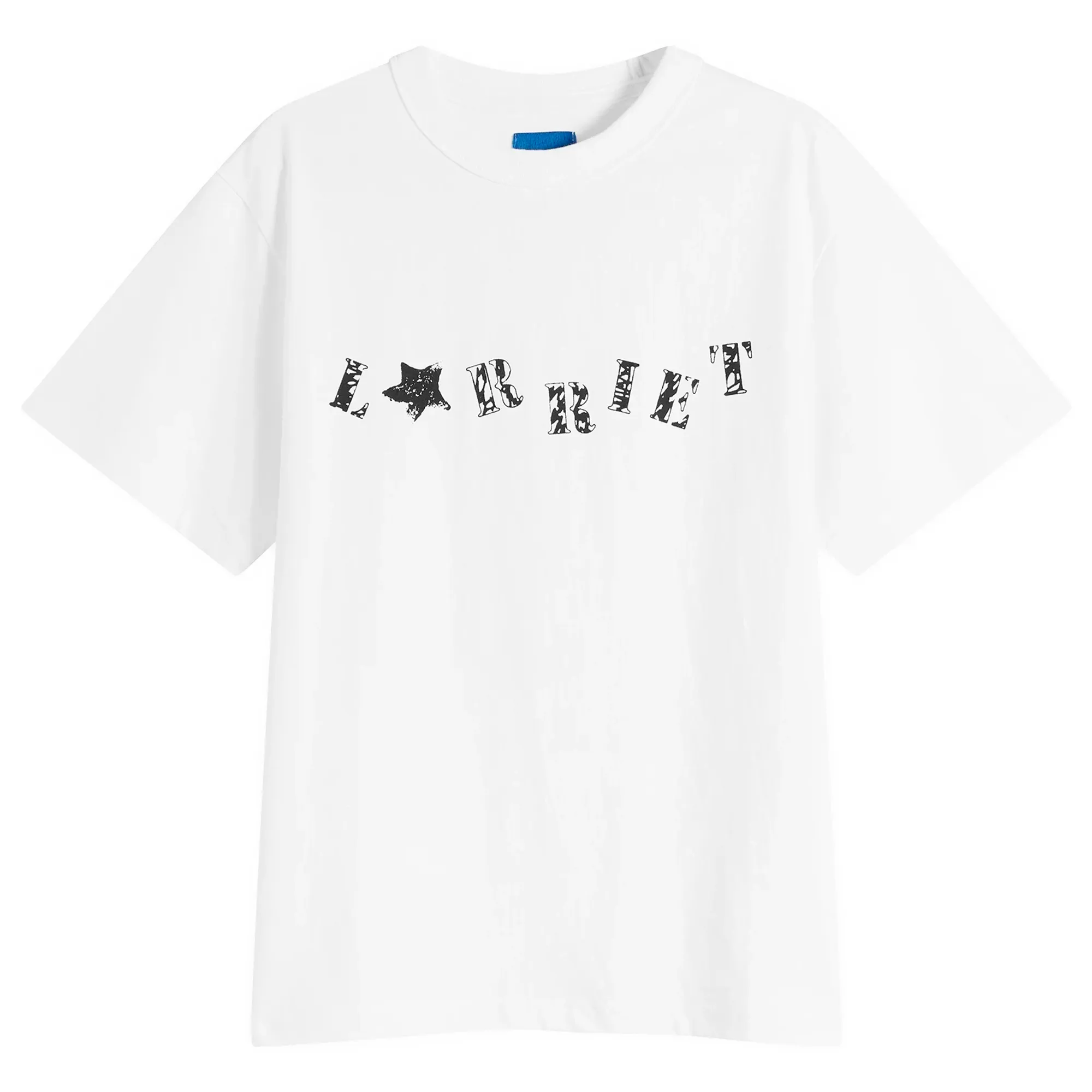 Larriet Men's Stencil T-Shirt White/Black