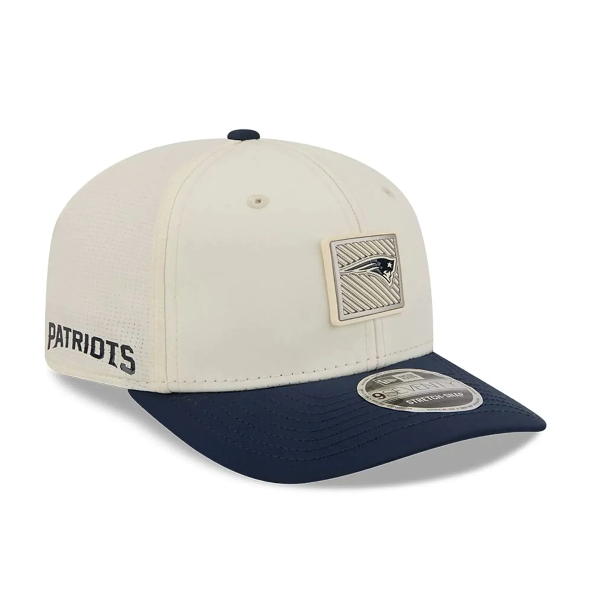 Patriots NFL Training 2026 White 9SEVENTY Stretch Snap Adjustable Cap New Era Cap adult unisex