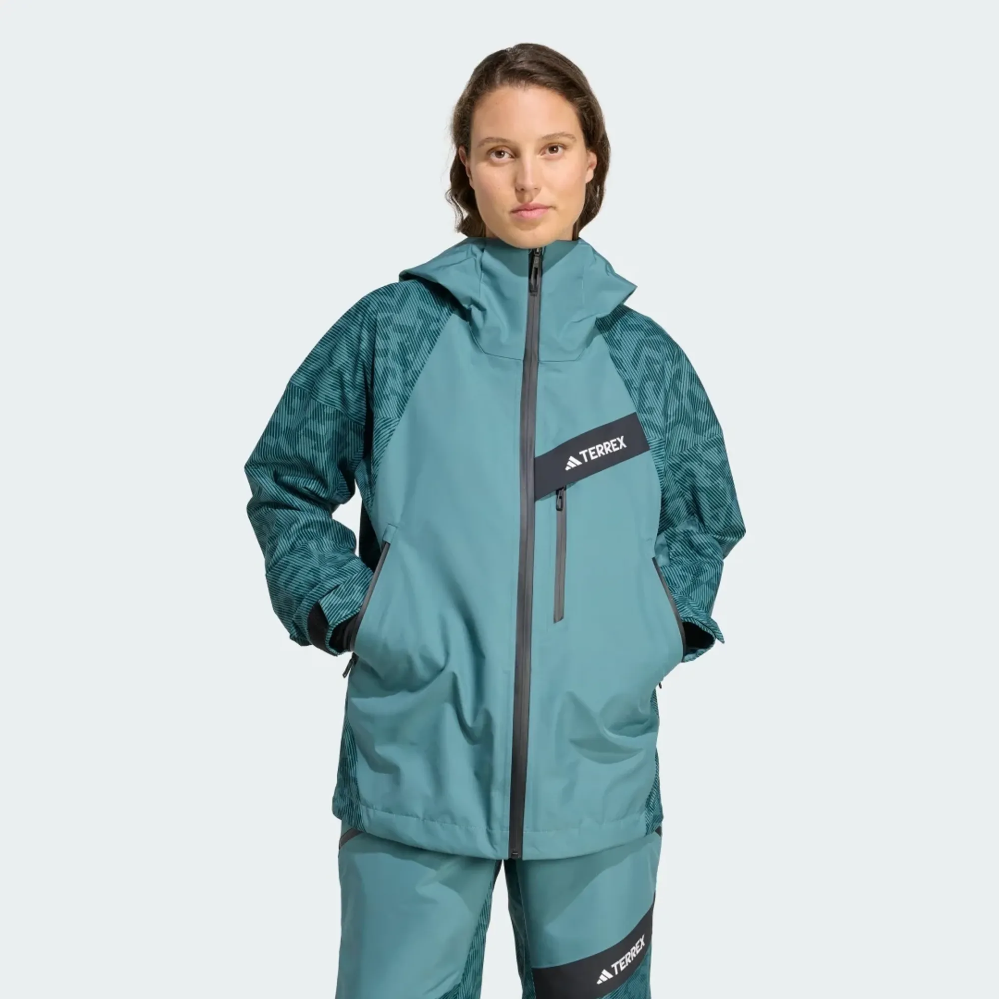 adidas Terrex Techrock Hybrid PRIMEKNIT CLIMAPROOF+ Jacket