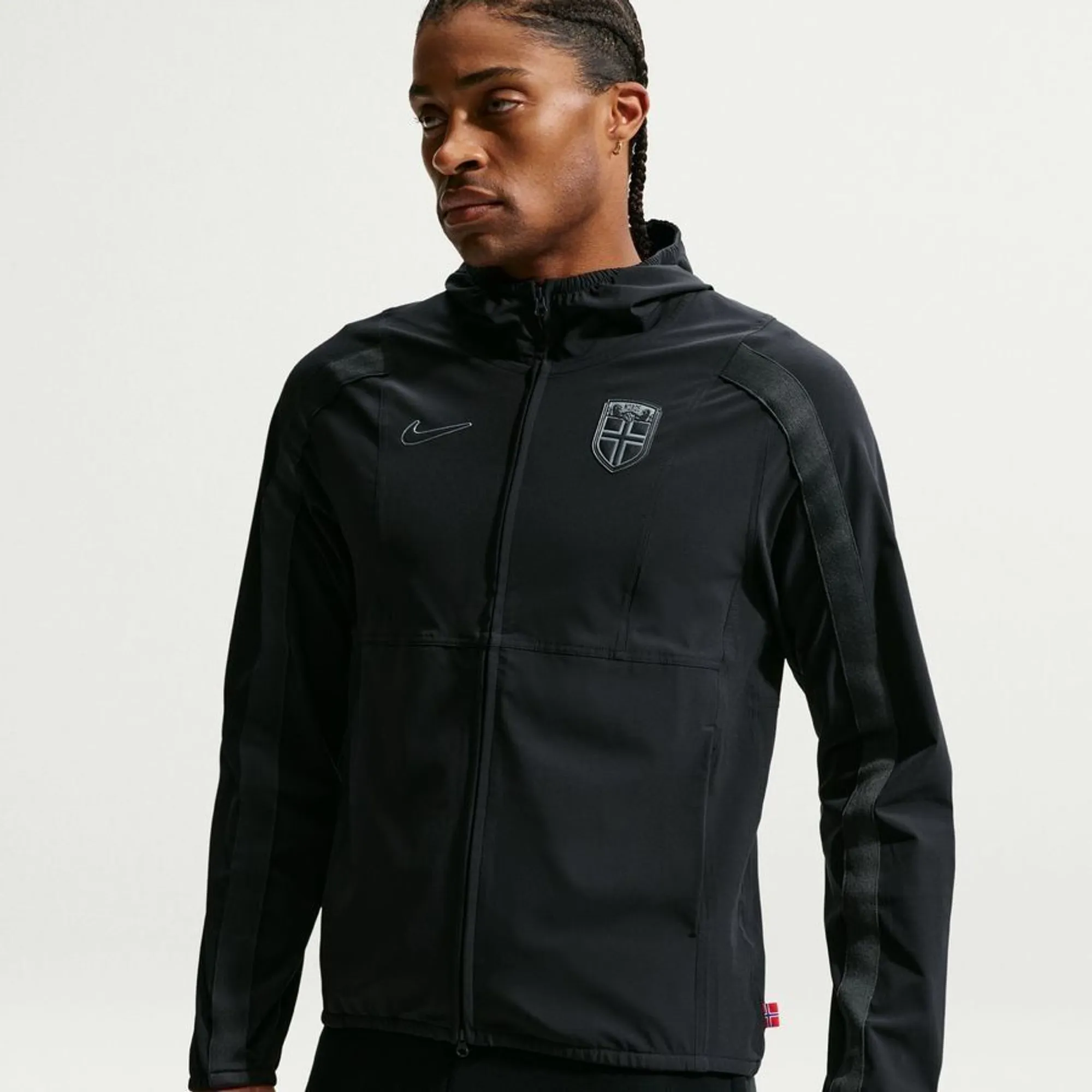 Norway Track Top Dri-Fit Energy Woven World Cup 2026 - Black/Anthracite - ['Black']