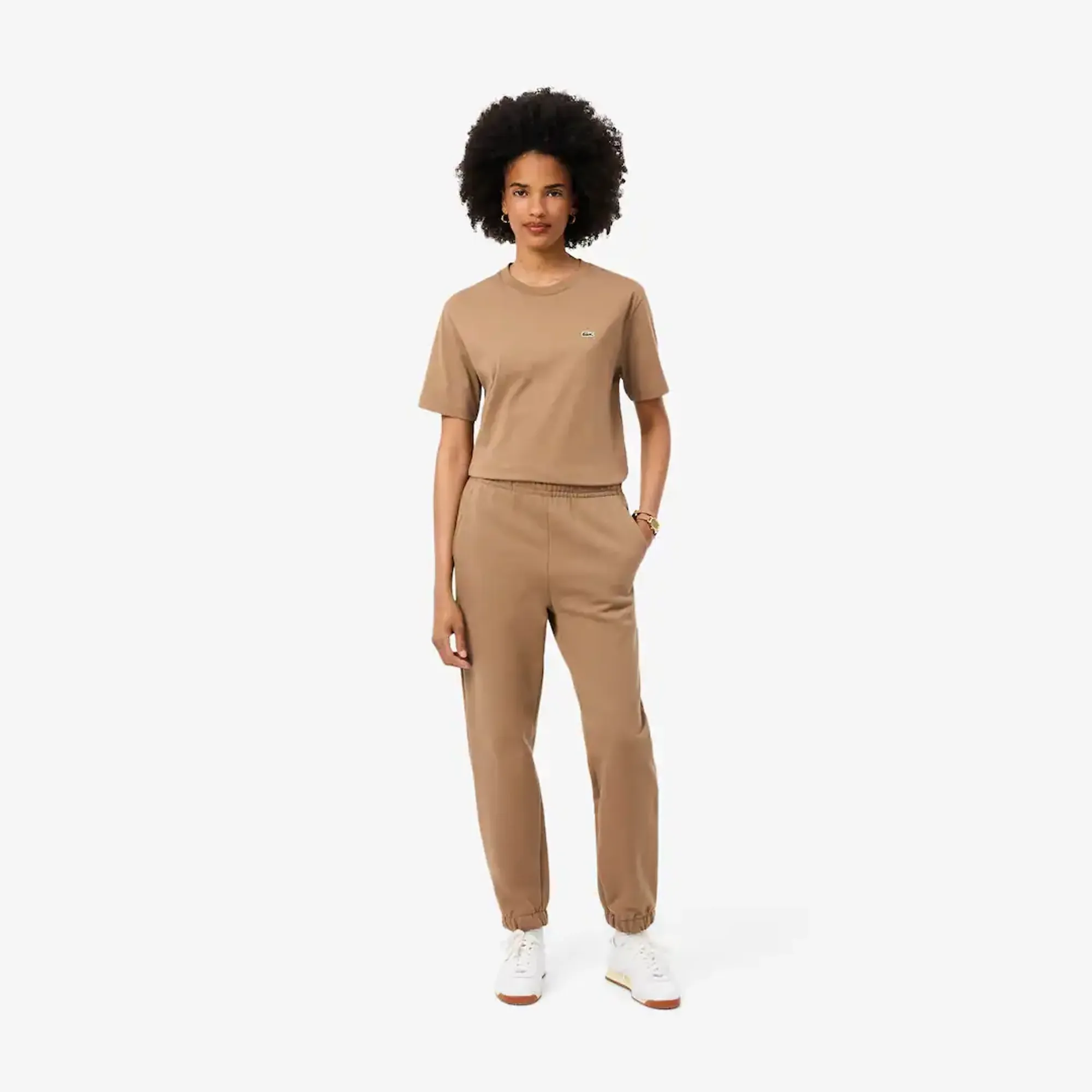 Lacoste Fleece Sweatpants - Brown