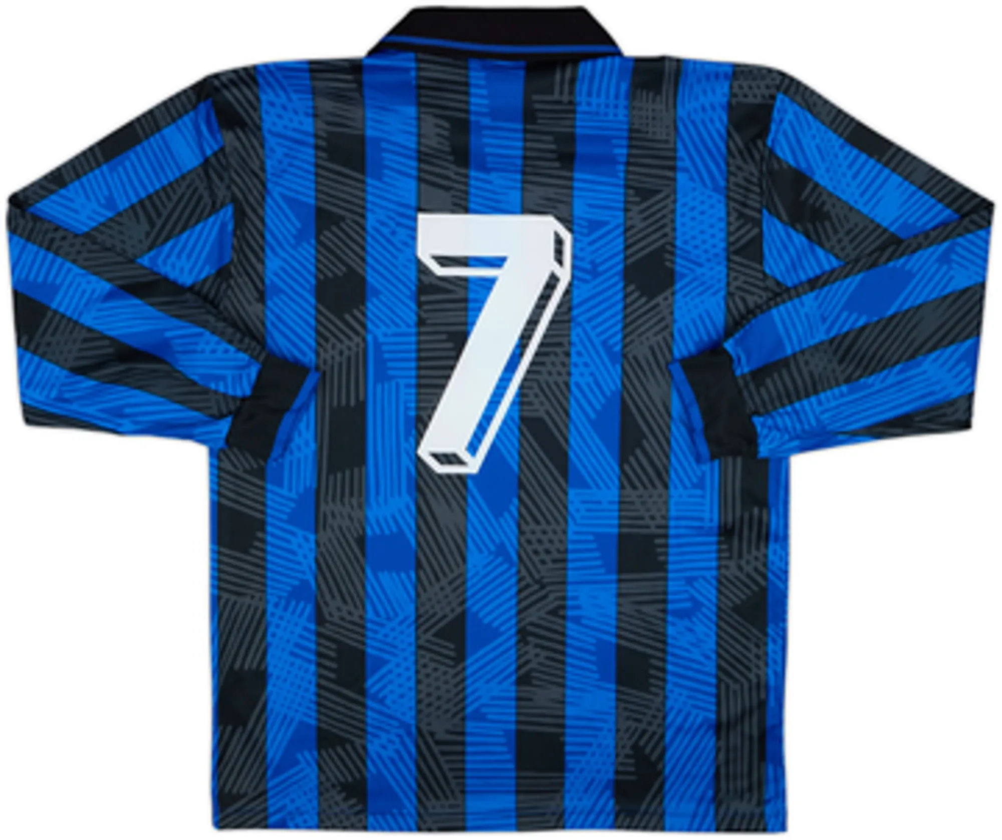 1991-93 Atalanta Home L/S Shirt #7 - 10/10 - (XL)