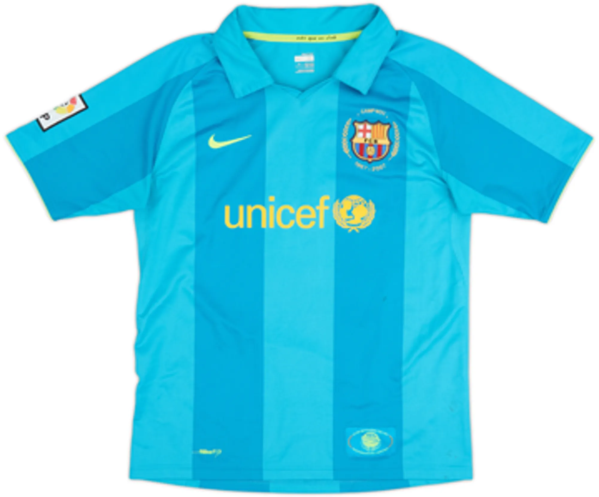 2007-09 Barcelona Away Shirt Henry #14 - 9/10 - (XL.Boys)