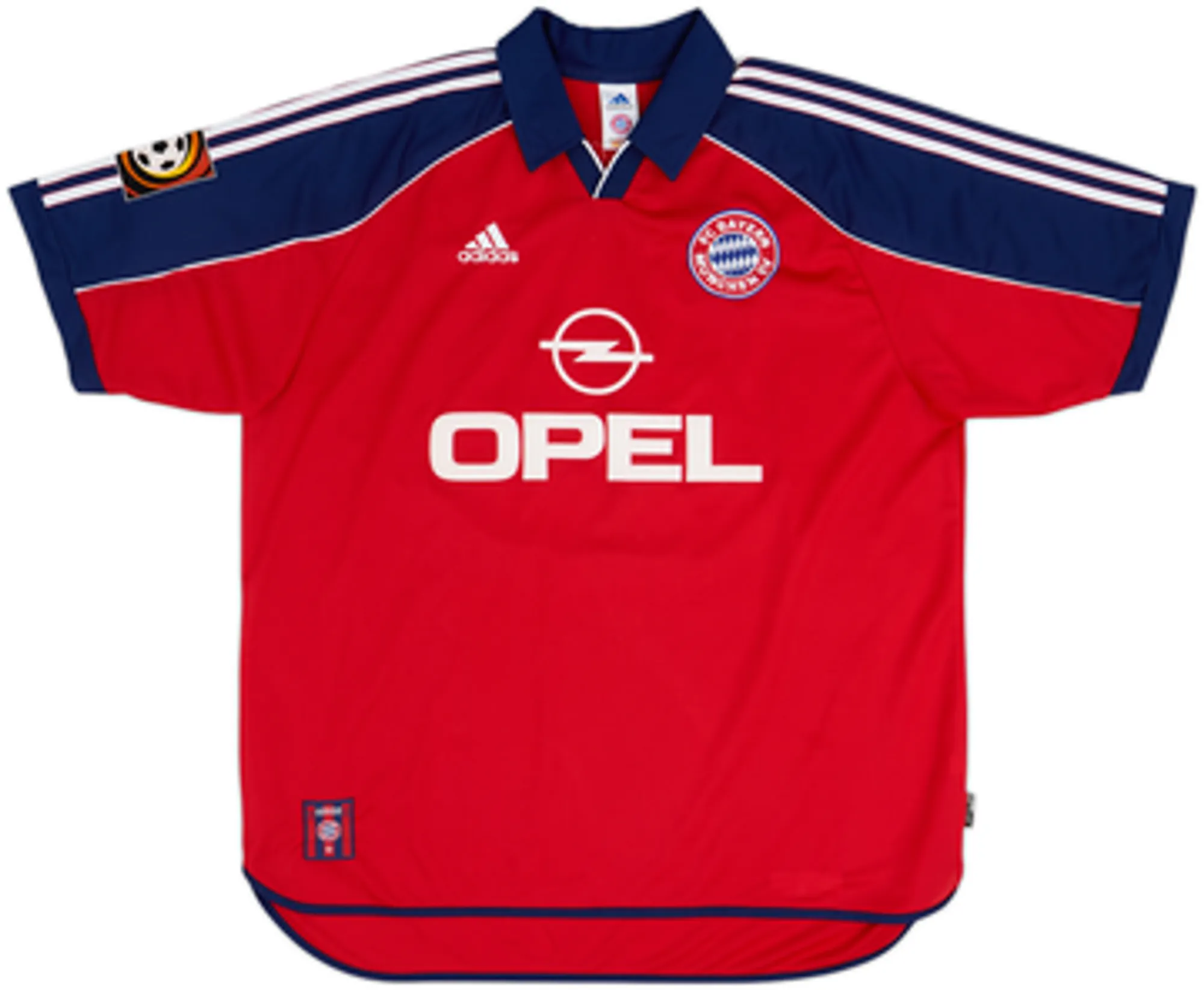 1999-01 Bayern Munich Signed Home Shirt Linke #25 - 8/10 - (XL)