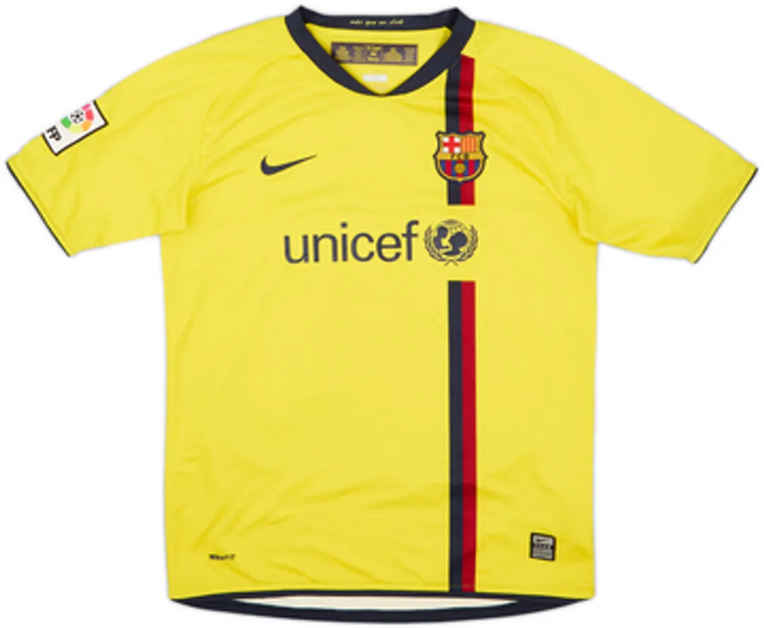 2008-10 Barcelona Away Shirt Messi #10 - 9/10 - (XL.Boys
