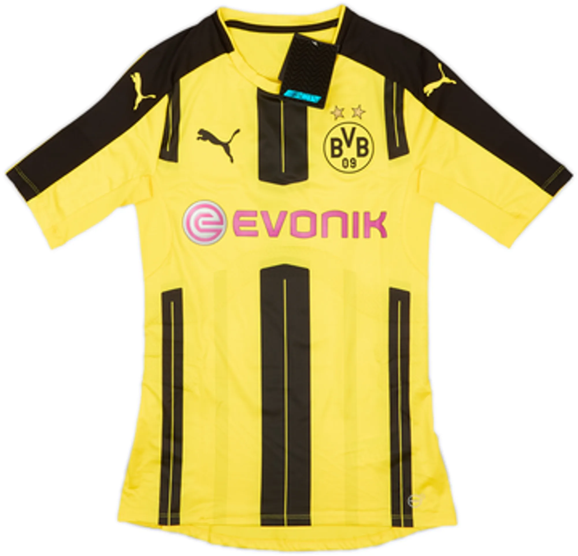 2016-17 Borussia Dortmund Player Issue (ACTV Fit) Home Shirt Dembele #7 (S)