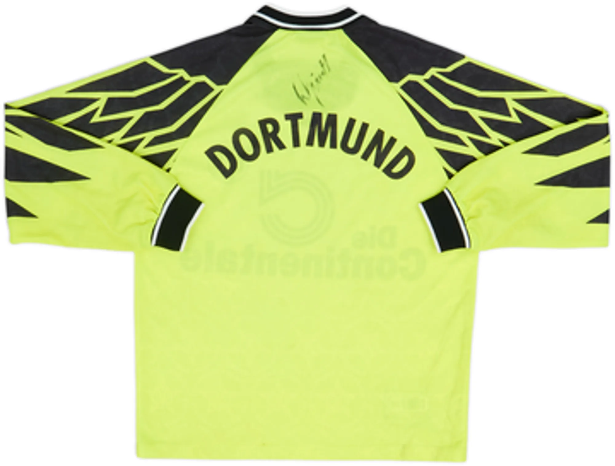 1994-95 Borussia Dortmund Signed Home L/S Shirt - 6/10 - (L.Boys)