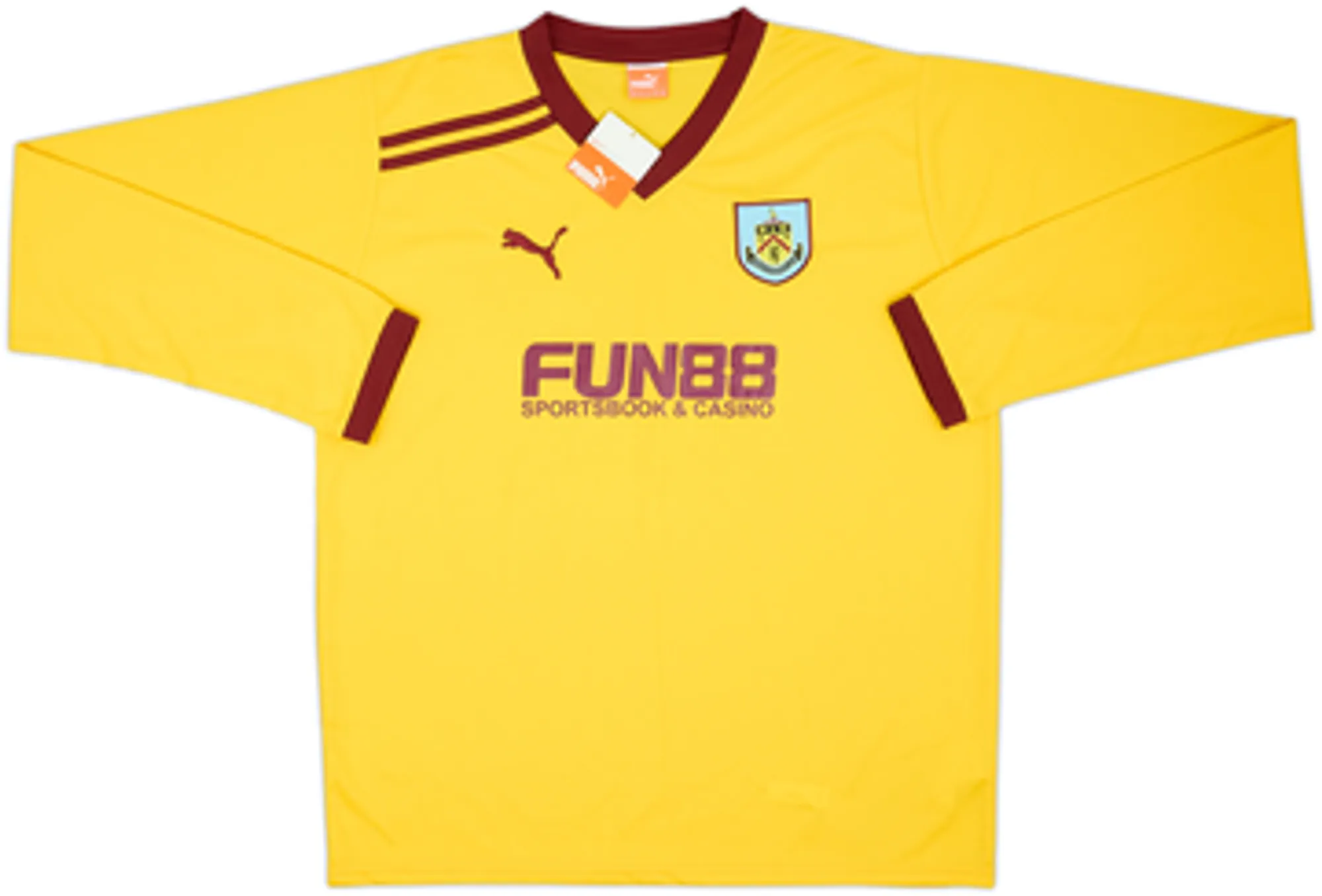 2011-12 Burnley Away L/S Shirt Austin #23 (XXL)