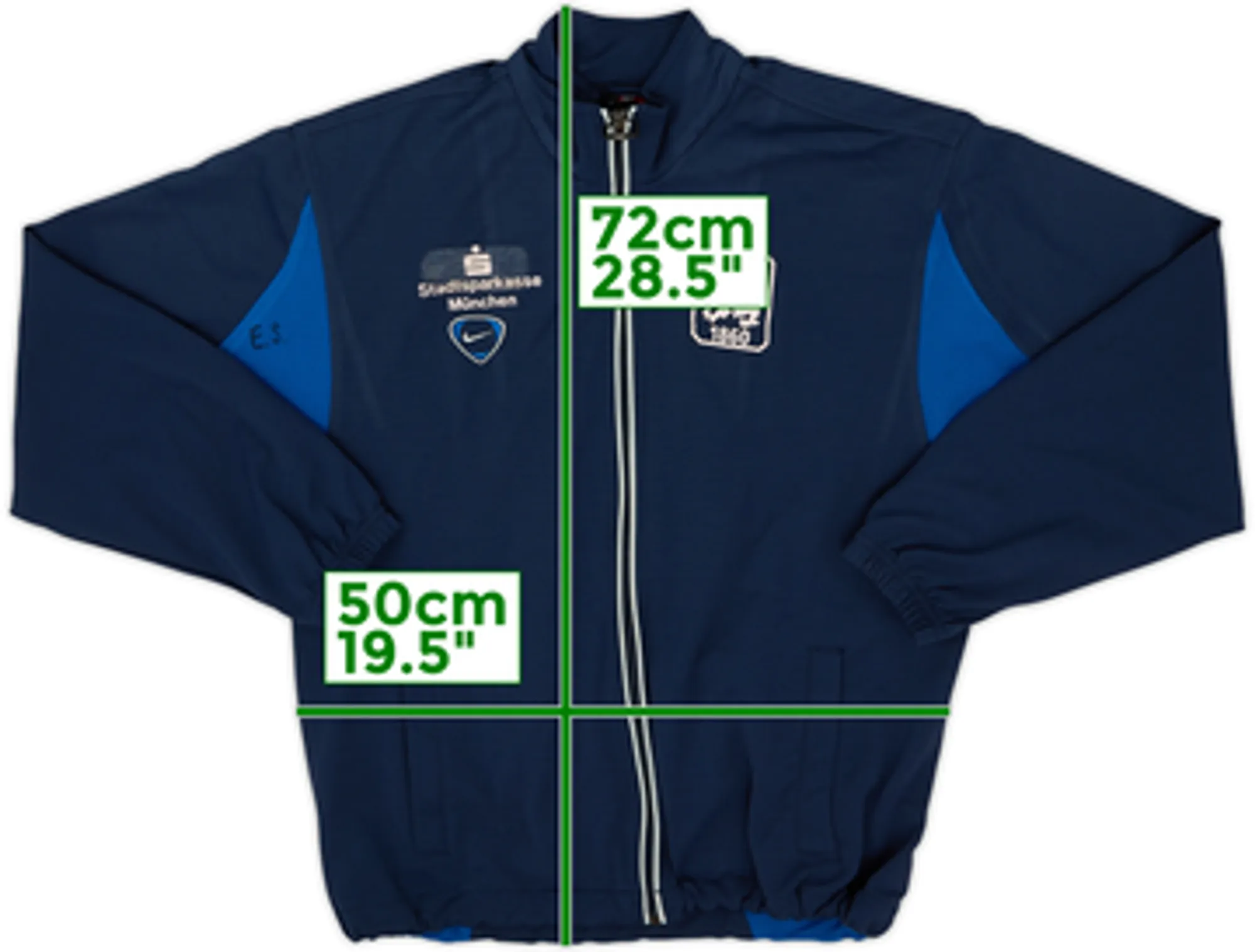2001-02 1860 Munich Nike Track Jacket - 5/10 - (S)