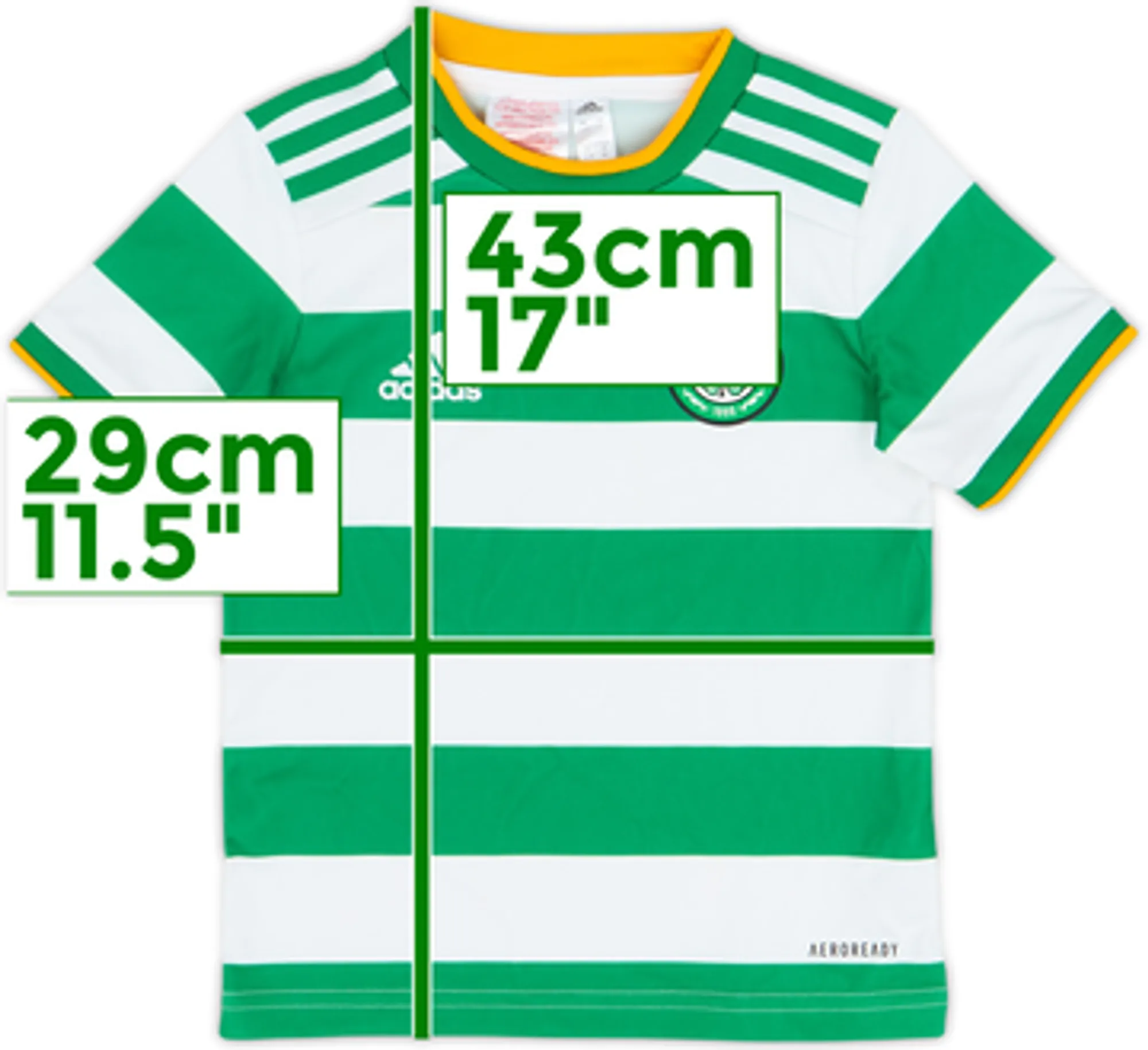 2020-21 Celtic Home Shirt - 10/10 - (2-3 Years)