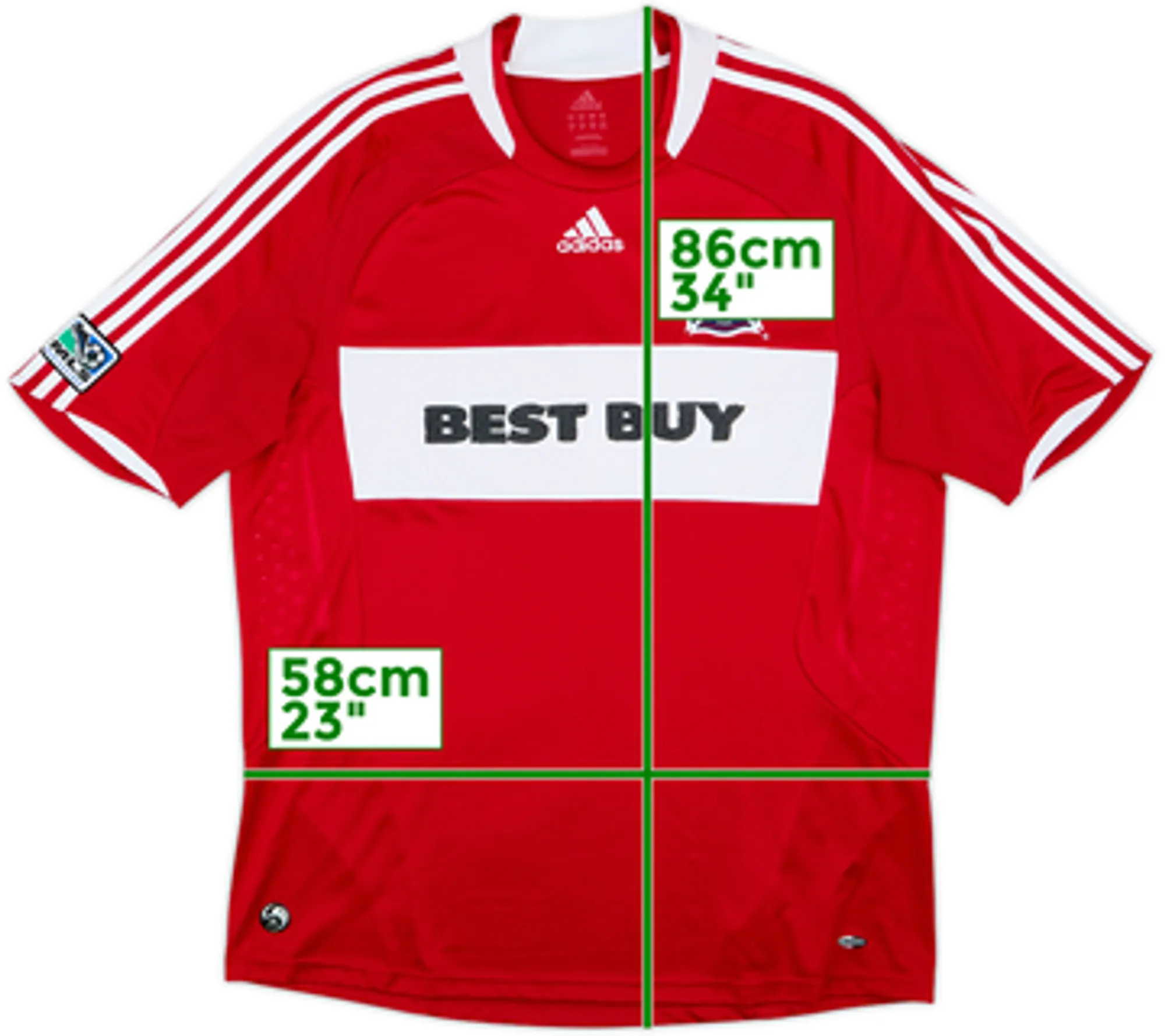 2008-09 Chicago Fire Home Shirt - 5/10 - (XL)
