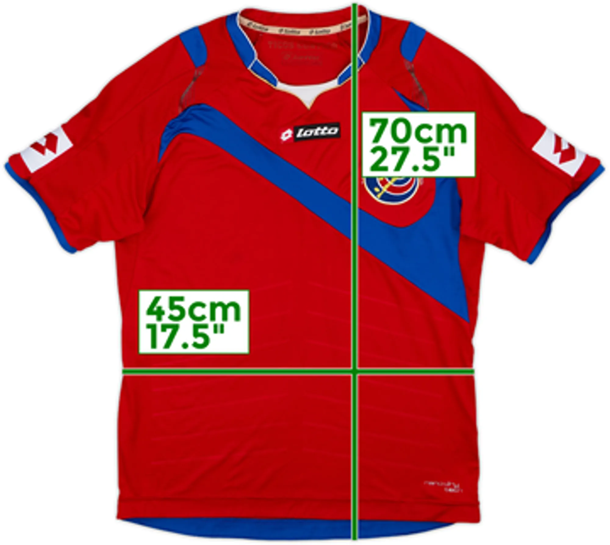 2014 Costa Rica Home Shirt - 7/10 - (S)