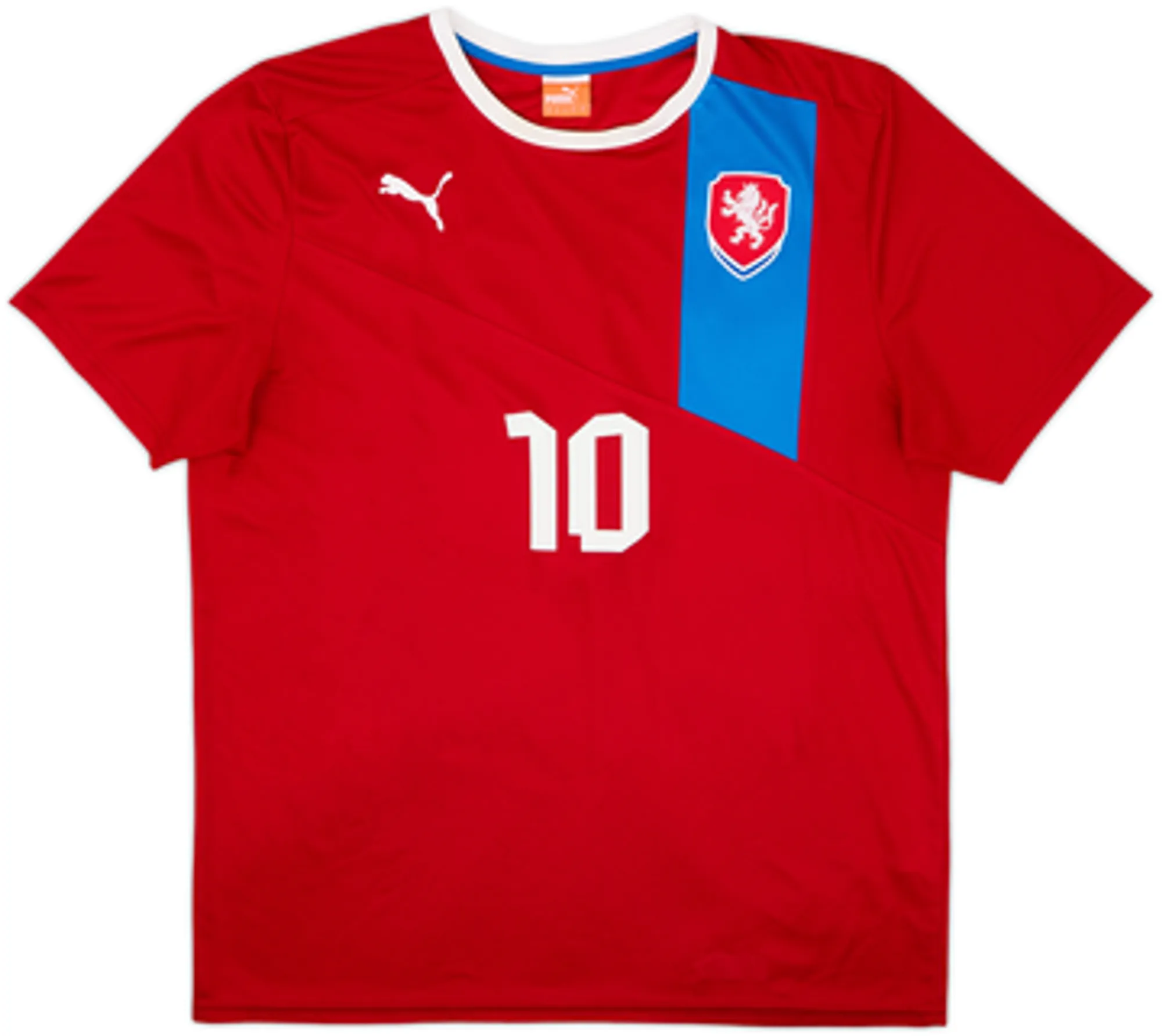 2012-13 Czech Republic Basic Home Shirt Rosicky #10 - 8/10 - (XL)