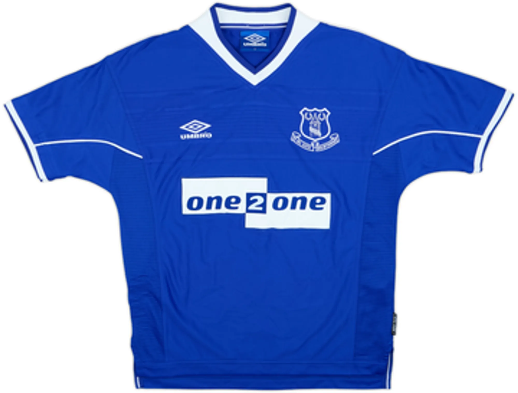 1999-00 Everton Home Shirt Barmby #8 - 8/10 - (Y)