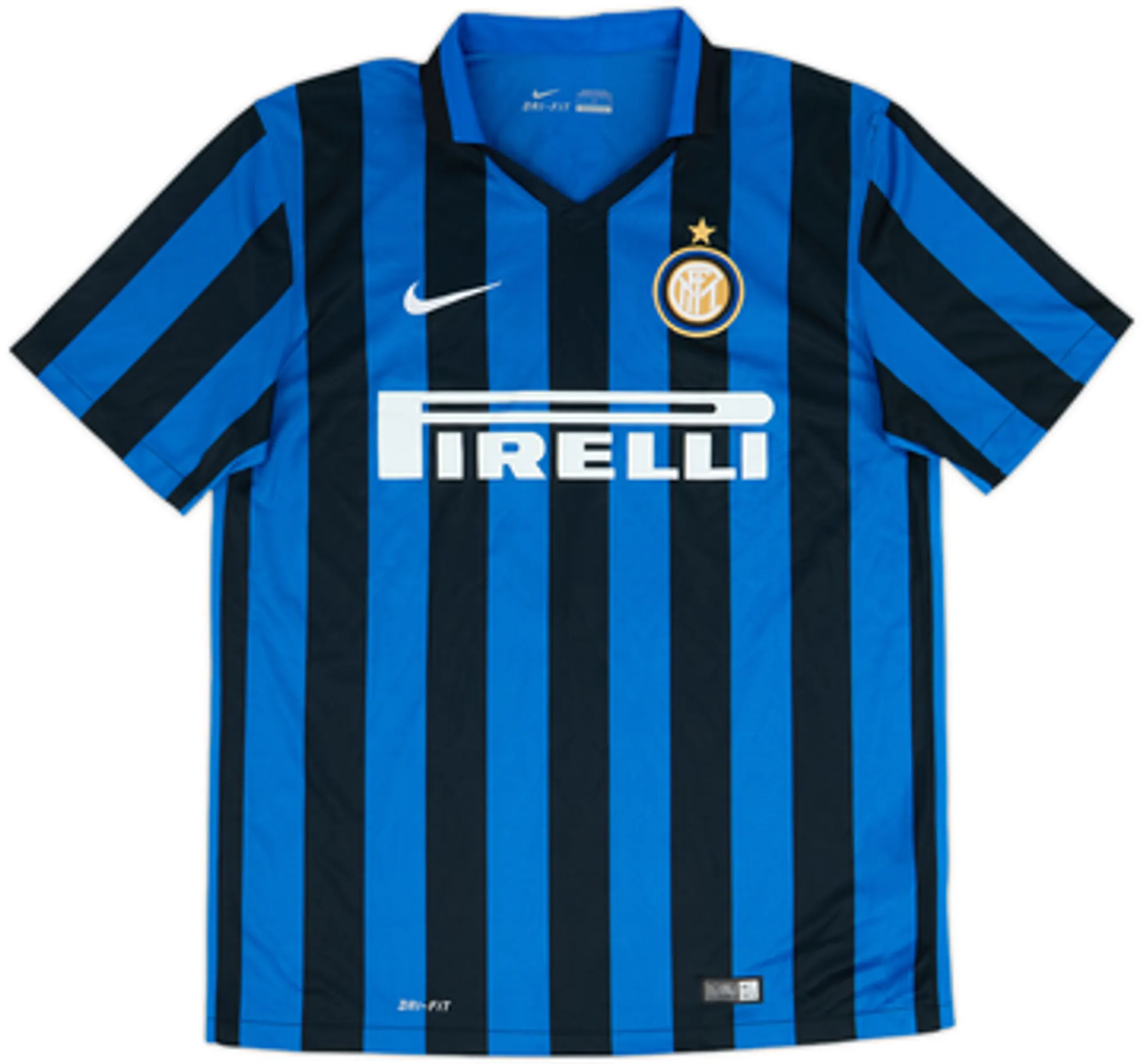 2015-16 Inter Milan Signed Home Shirt Jesus #5 - 9/10 - (L)