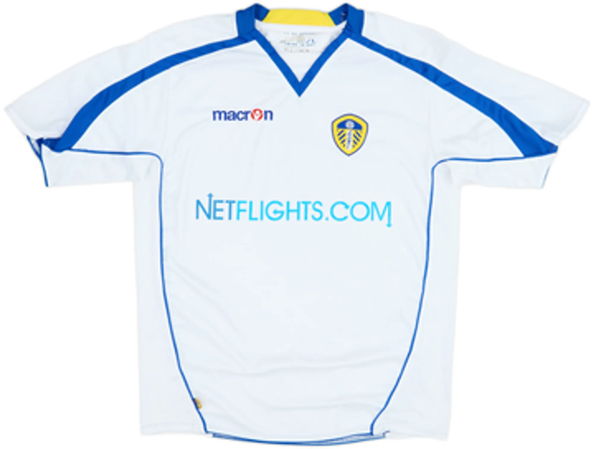 2008-09 Leeds United Home Shirt Beckford #9 - 8/10 - (M)