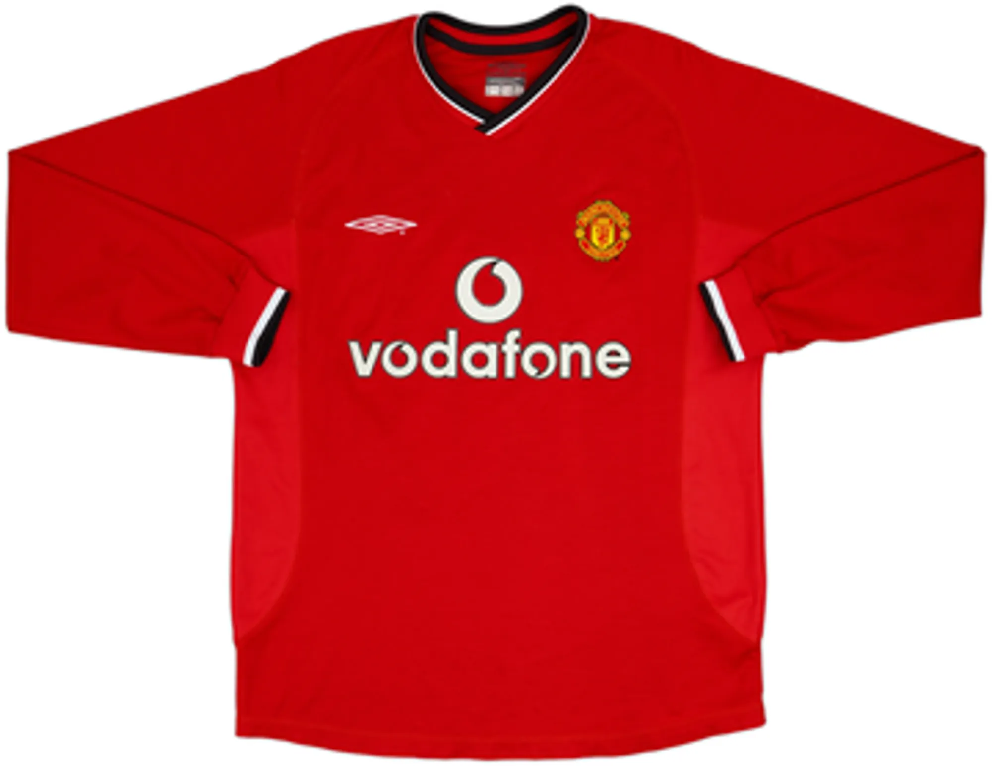 2000-02 Manchester United Home L/S Shirt v. Nistelrooy #10 - 8/10 - (M)