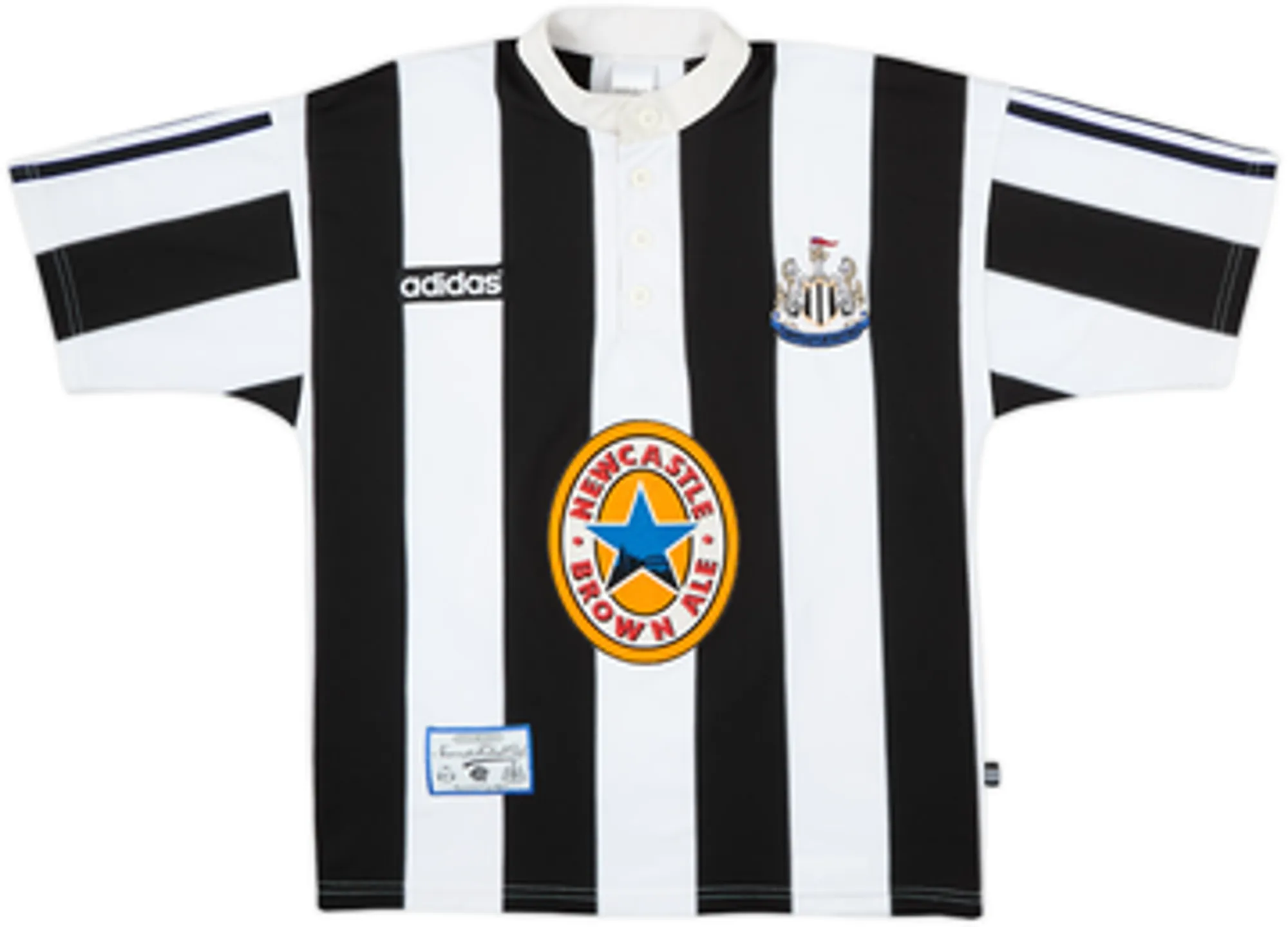 1995-97 Newcastle Home Shirt Asprilla #11 - 6/10 - (L)