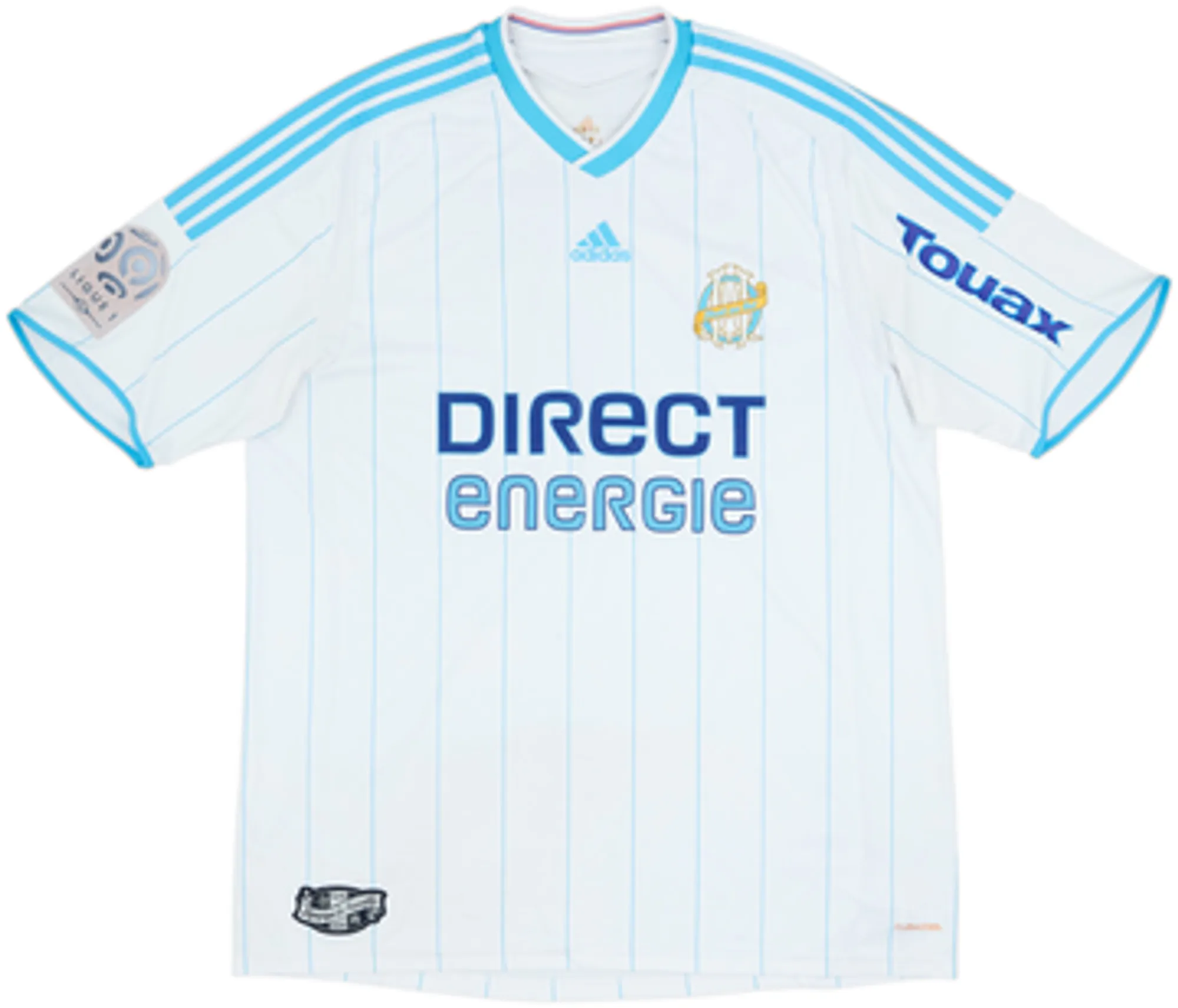 2009-10 Olympique Marseille Home Shirt Cheyrou #7 - 6/10 - (XL)