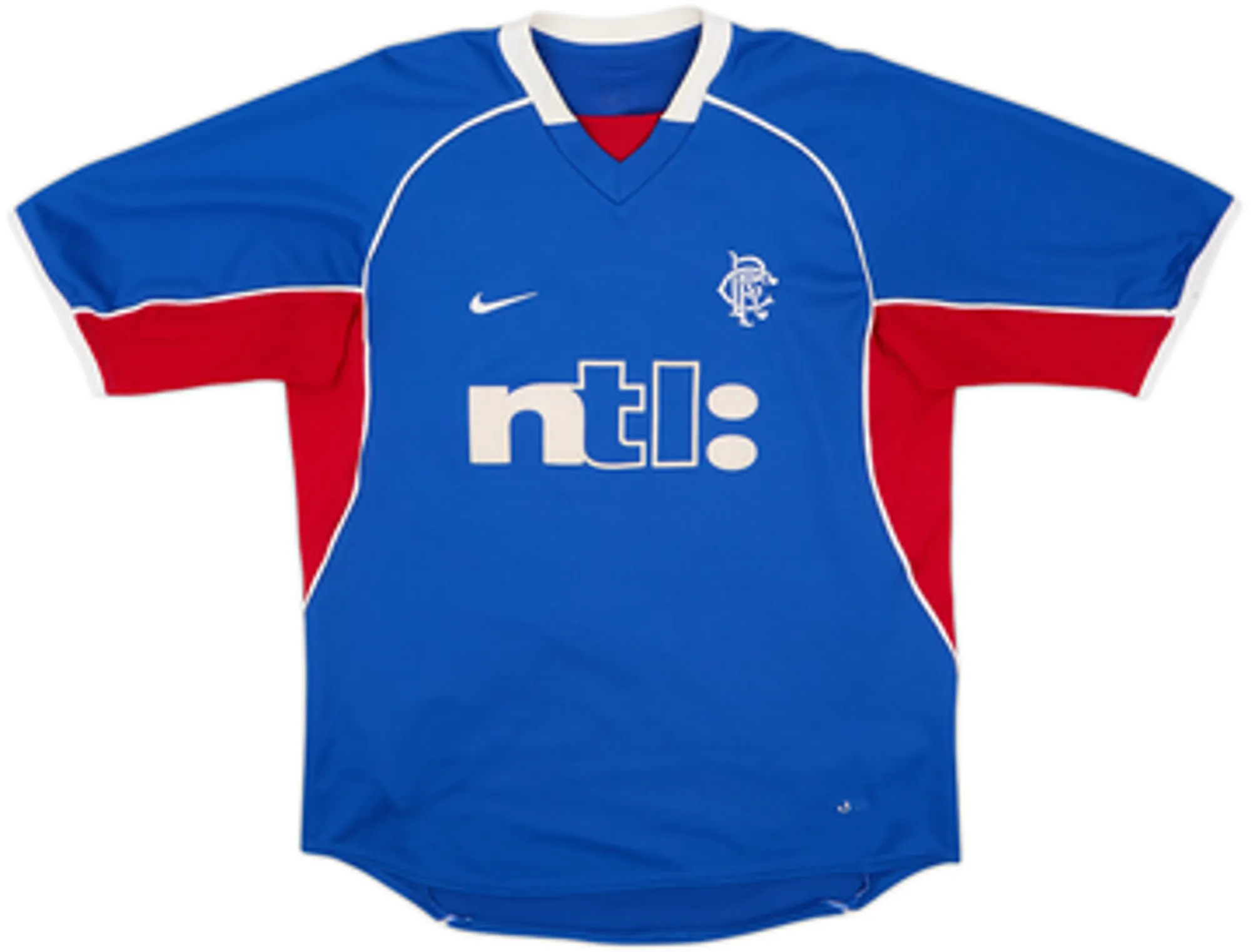 2001-02 Rangers Home Shirt Ferguson #6 - 8/10 - (M)
