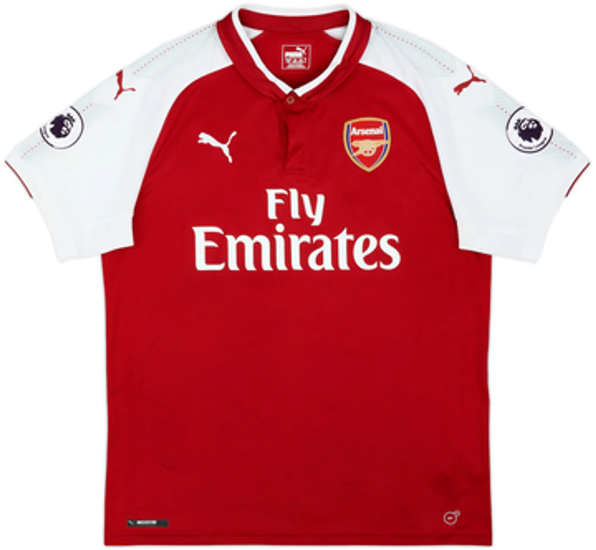 2017-18 Arsenal Home Shirt Aubameyang #14 - 5/10 - (L)
