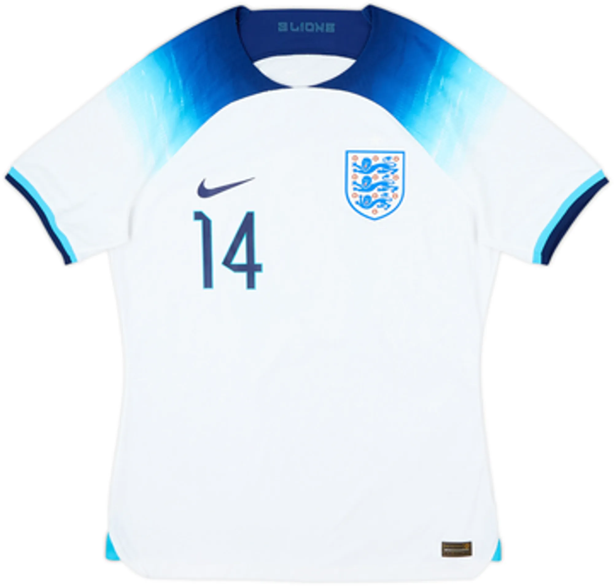2022-23 England Player Issue Home Shirt Philips #14 - 8/10 - (L)