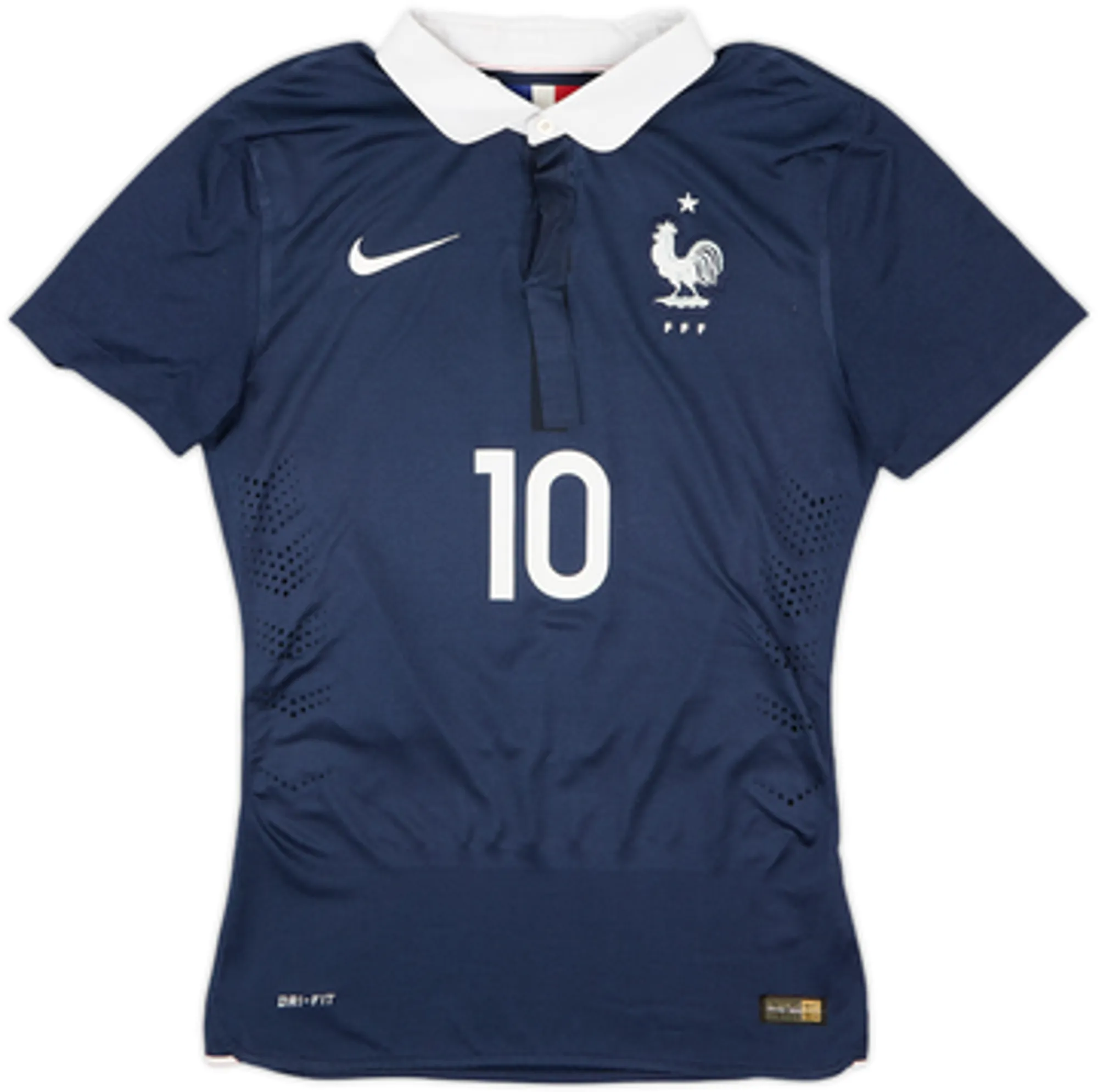 2014-15 France Player Issue Home Shirt Benzema #10 - 4/10 - (S)