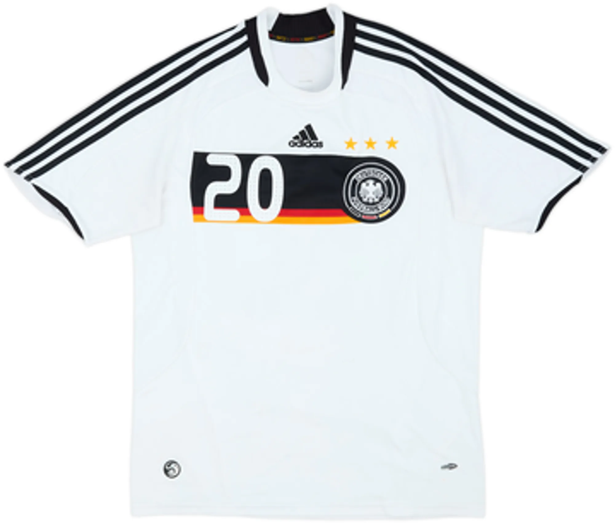 2008-09 Germany Home Shirt Podolski #20 - 7/10 - (M)