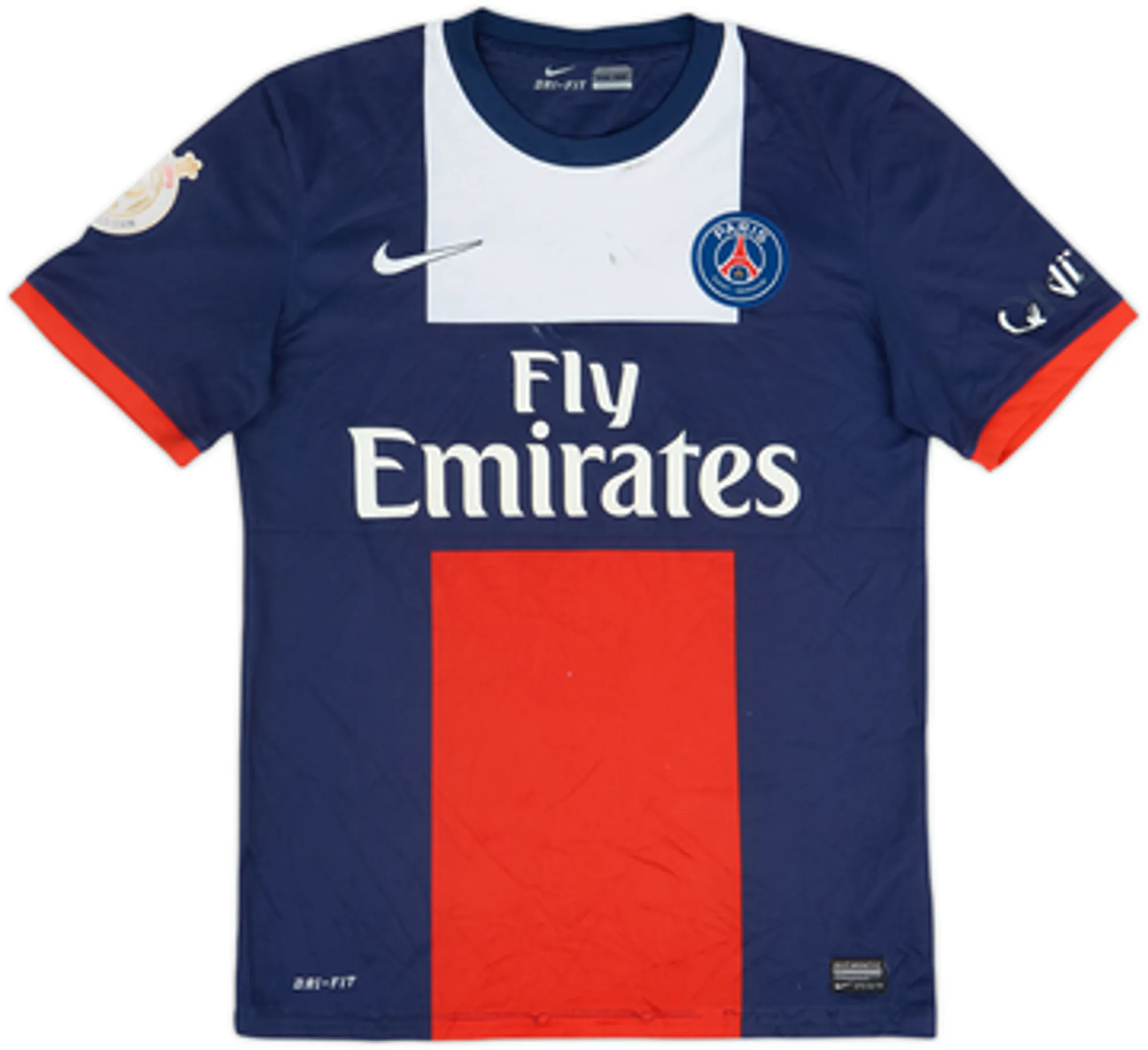 2013-14 Paris Saint-Germain Home Shirt T.Silva #2 - 4/10 - (S)