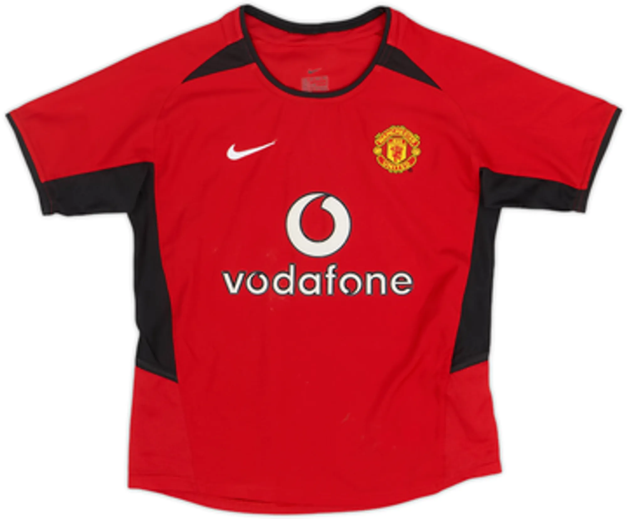 2002-04 Manchester United Home Shirt Beckham #7 - 8/10 - (Women's XS)