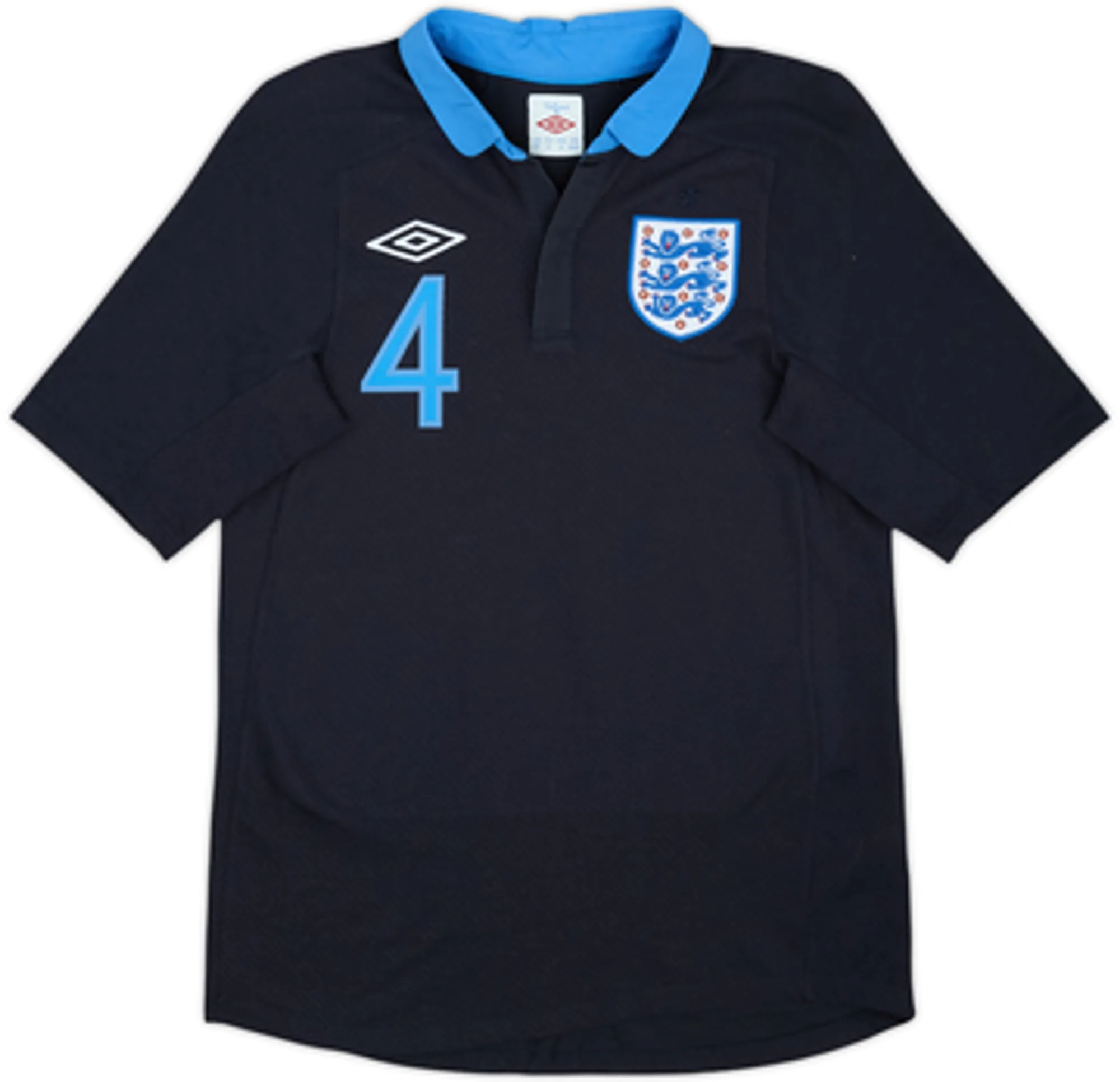 2011-12 England Away Shirt Gerrard #4 - 9/10 - (XS)