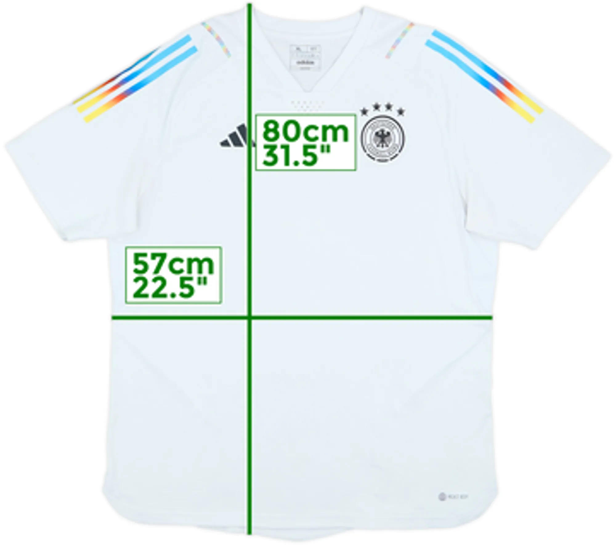 2022-23 Germany Authentic adidas Training Shirt - 8/10 - (XL)