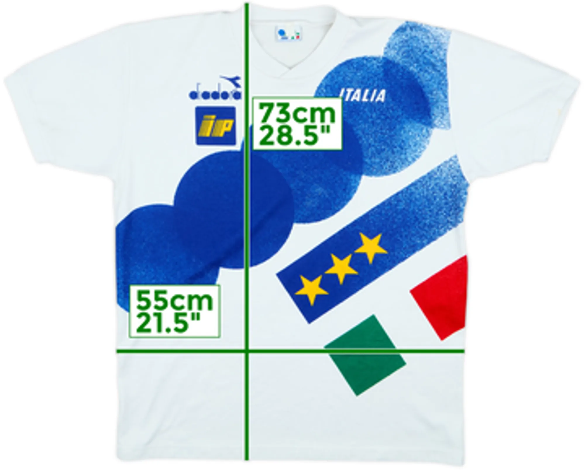 1992-94 Italy Player Issue Diadora Training Shirt - 8/10 - (L)