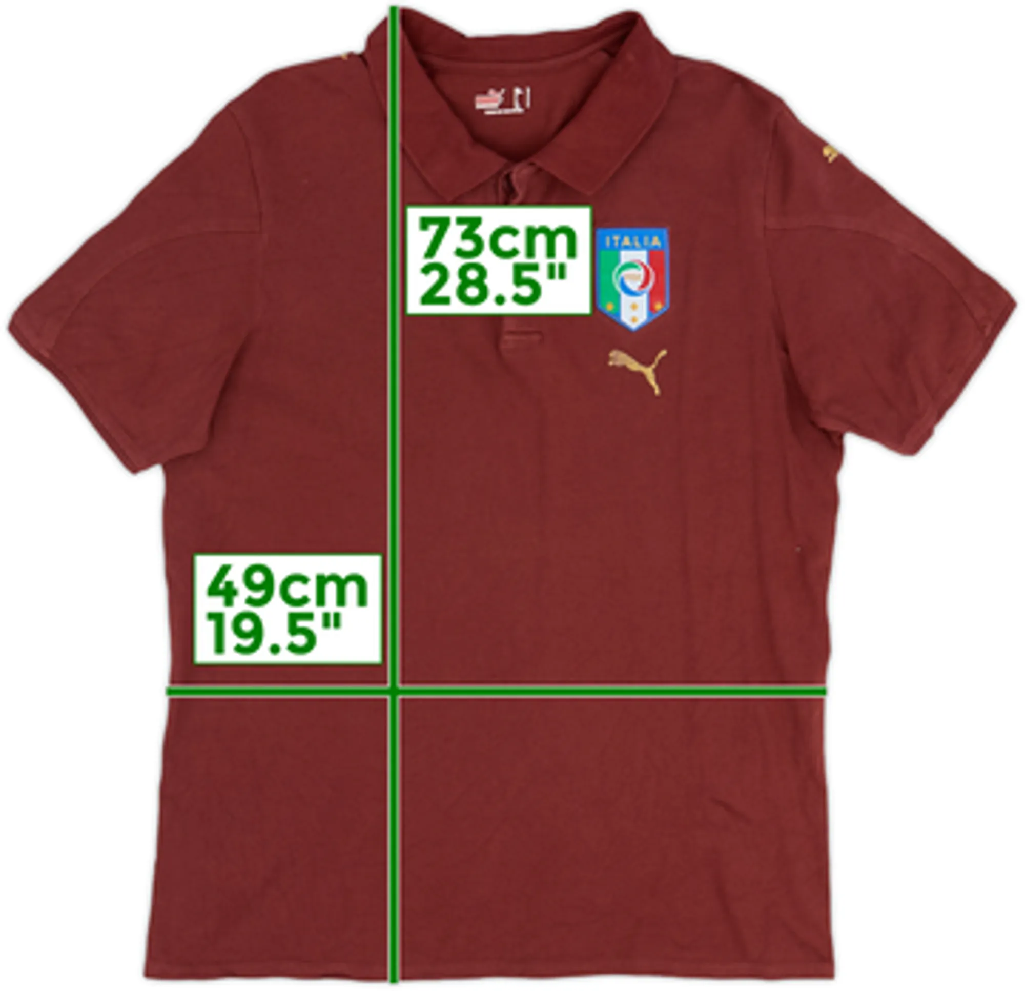 2006-07 Italy Puma Polo Shirt - 6/10 - (L)