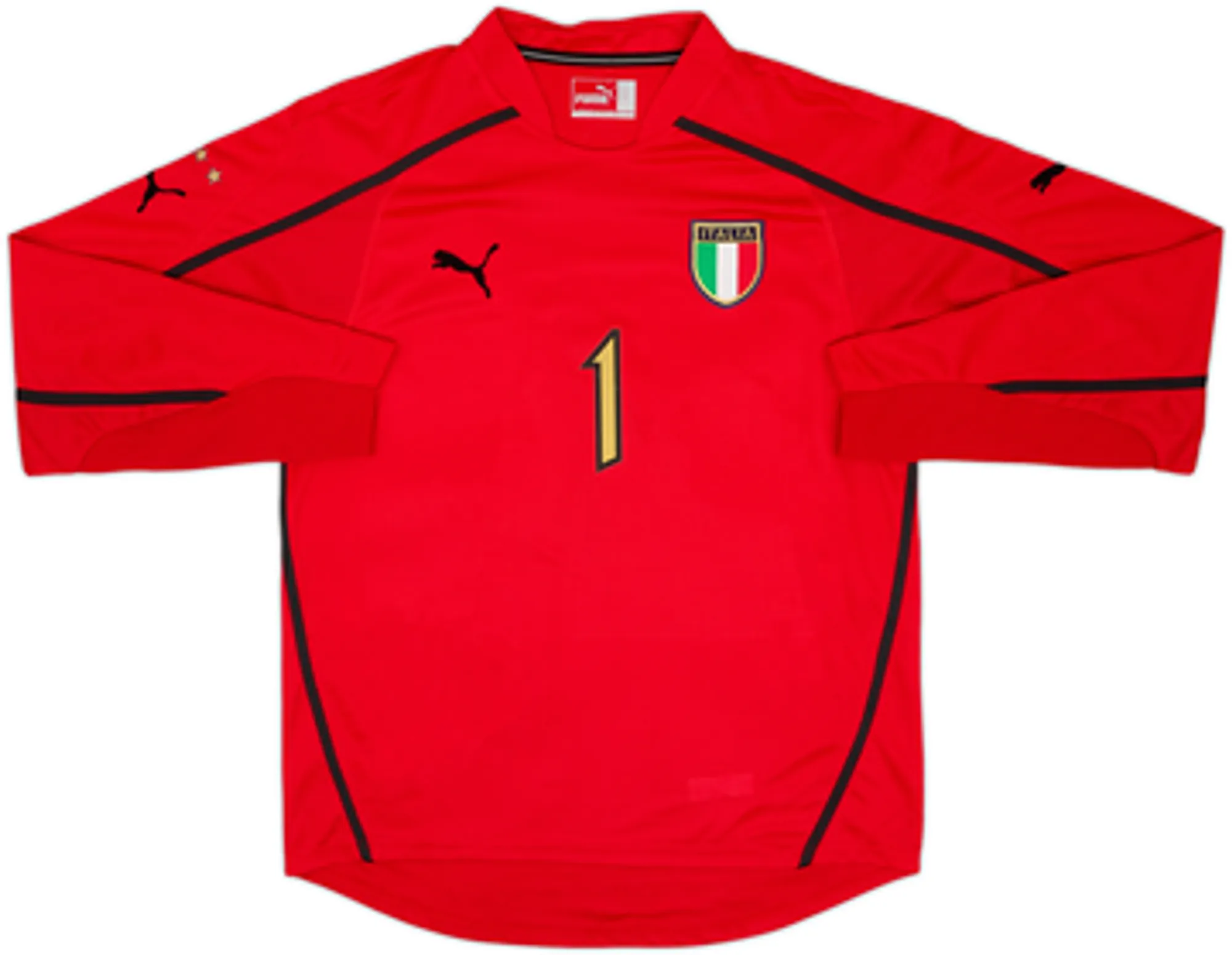 2003-04 Italy GK Shirt Buffon #1 - 8/10 - (L)